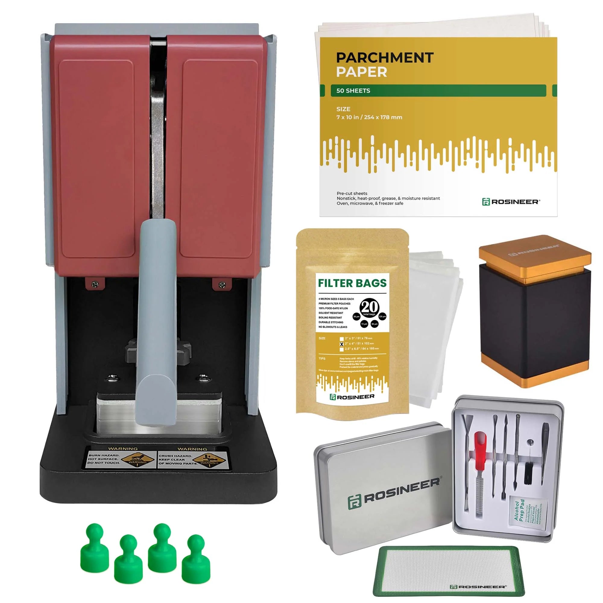 Rosineer PRESSO 1500 lb. Manual Rosin Press