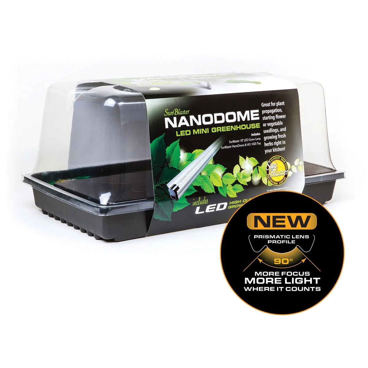 SunBlaster Prism Lens LED Mini Greenhouse Kit without Stand