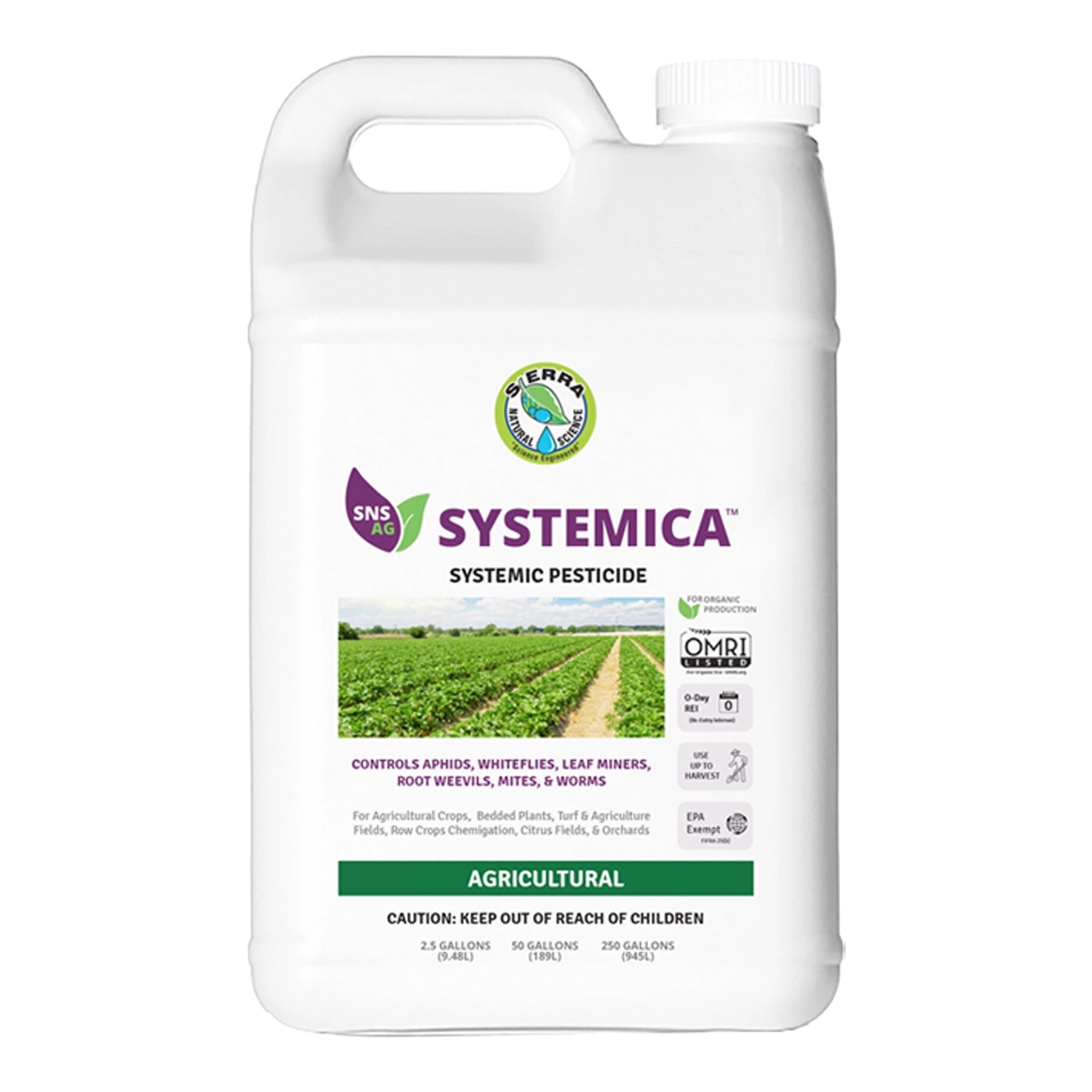 Sierra Natural Science Systemica Natural Insect Killer, 2.5 Gallon