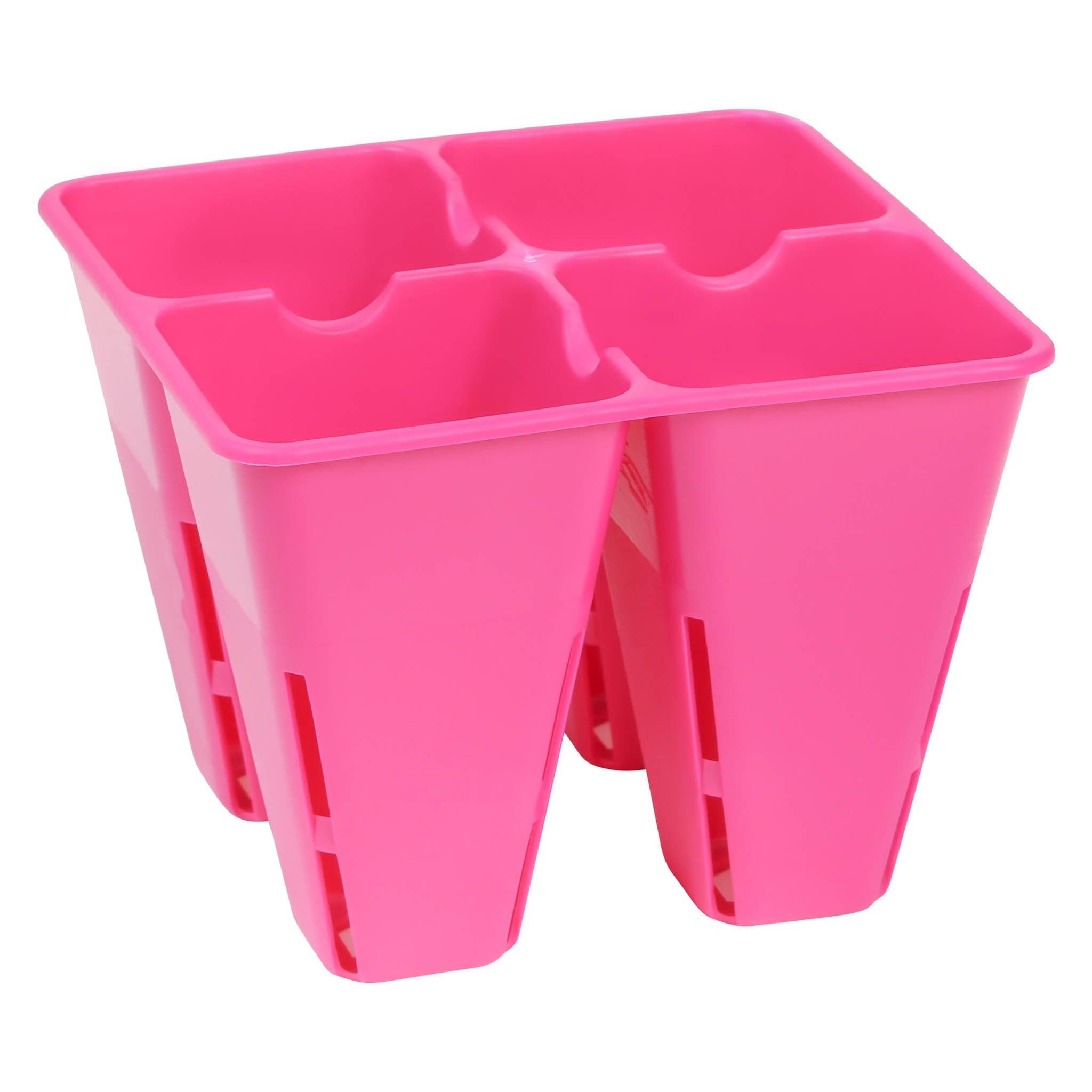 Sunpack 4 Cell Plug Tray Insert, Magenta, Pack of 32