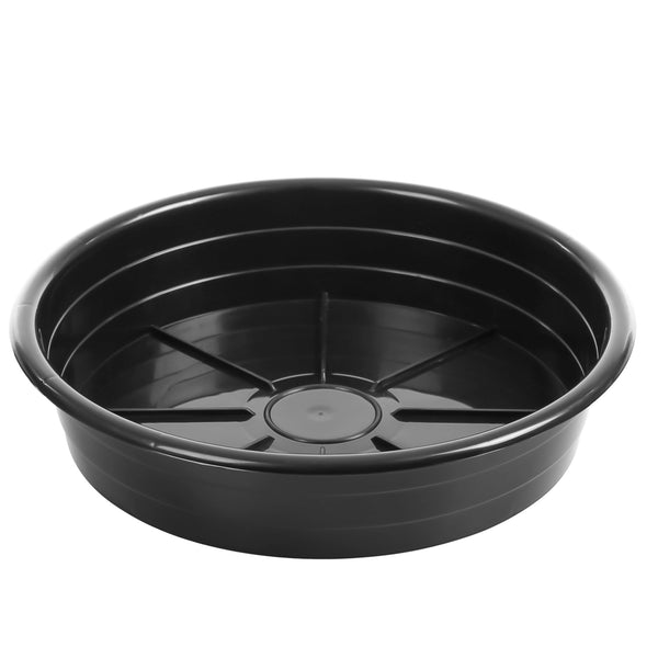 Sunpack 8" Premium Saucer Black - Image 6