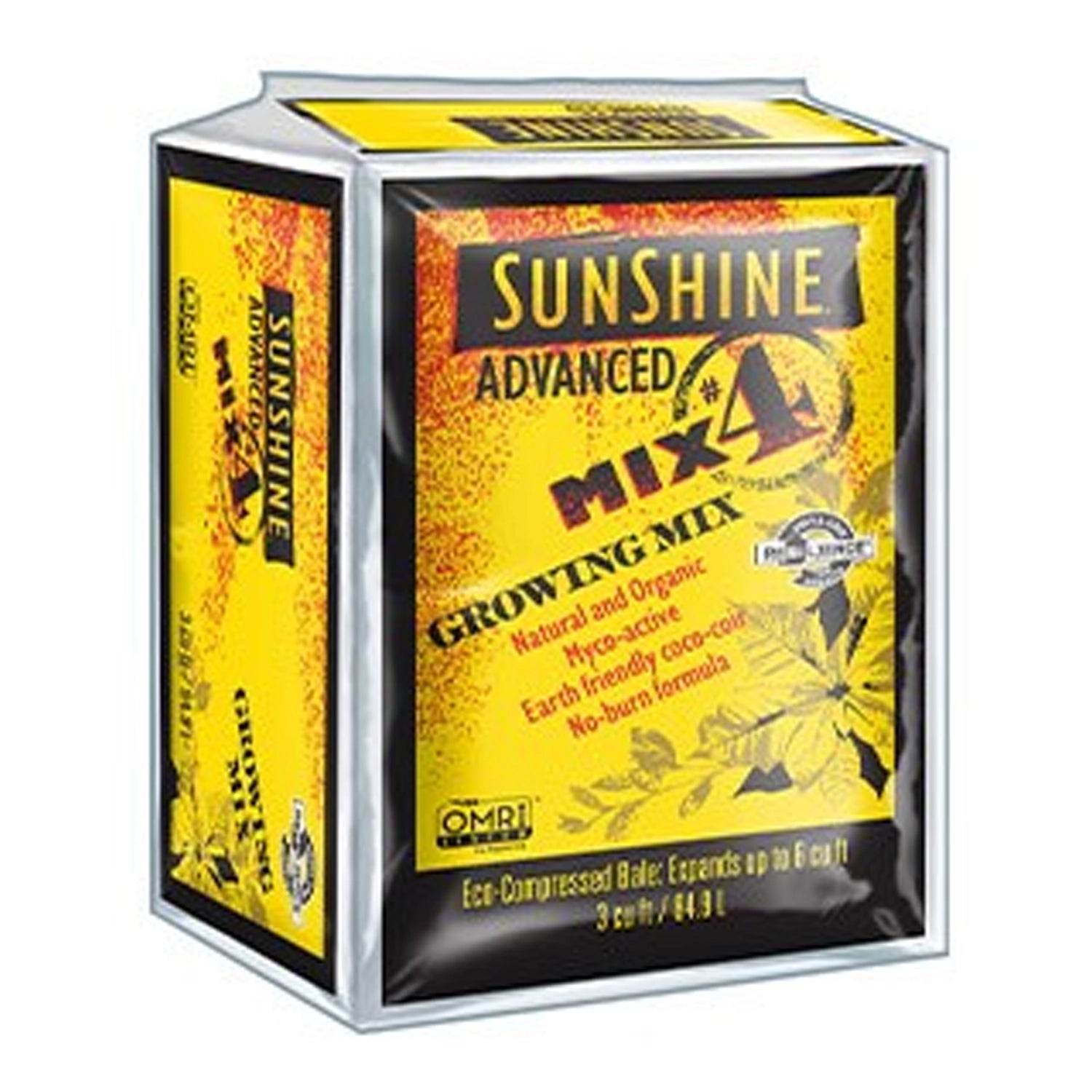 SunGro Horticulture Sunshine Advanced Mix #4 Growing Mix, 3 Cu. Ft,