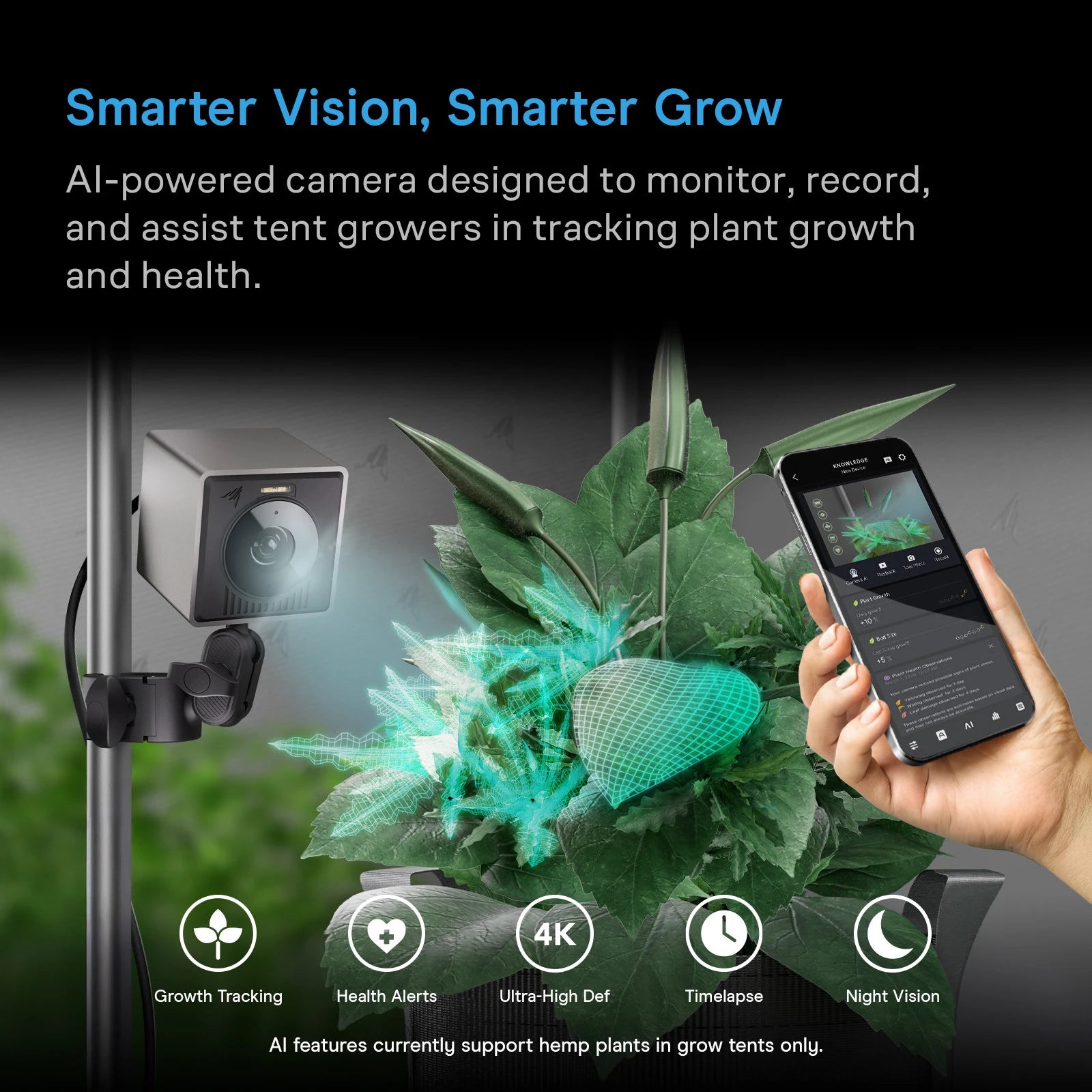 AC Infinity SPECTRON 3 AI-Powered Grow Camera