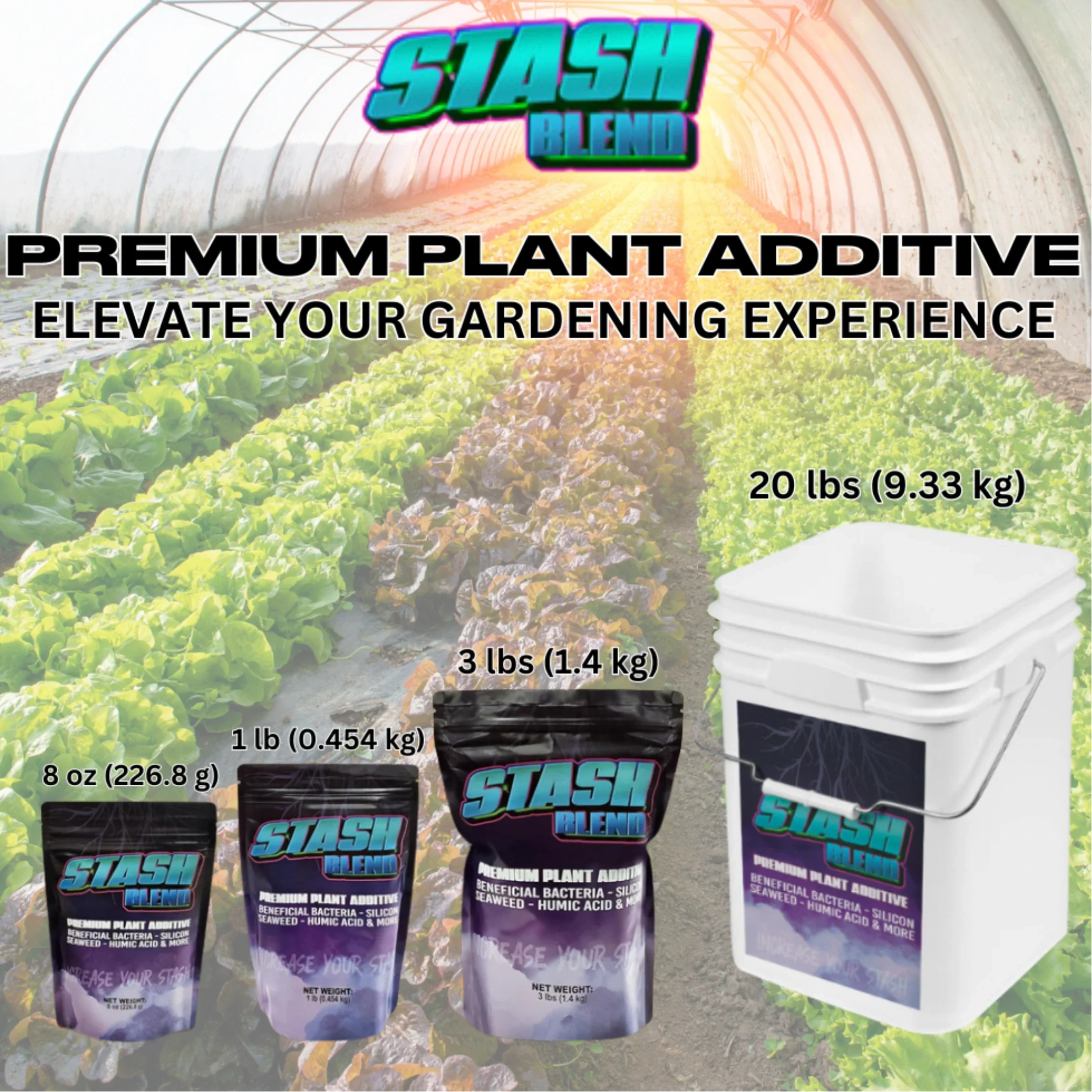 Stash Blend Premium Plant Additive.
