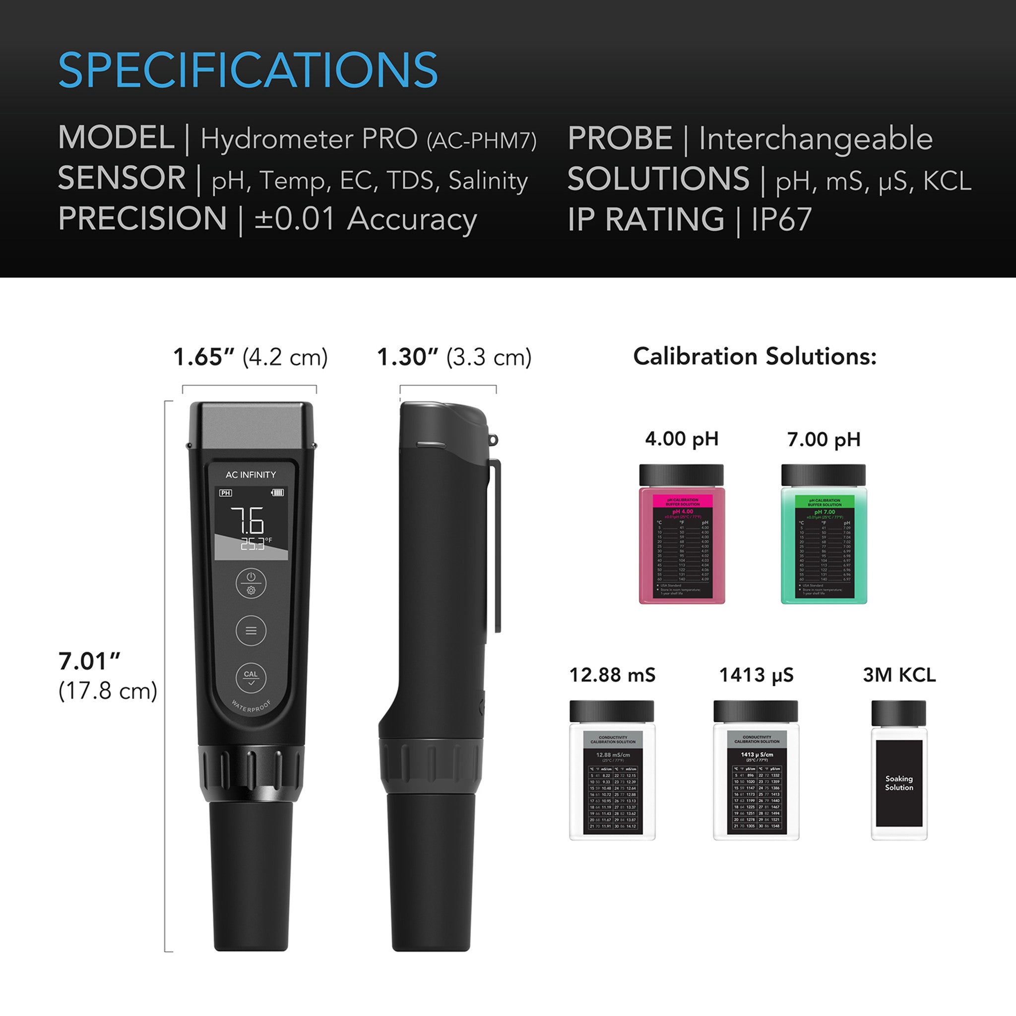 AC Infinity Hydroponic Meter PRO Kit
