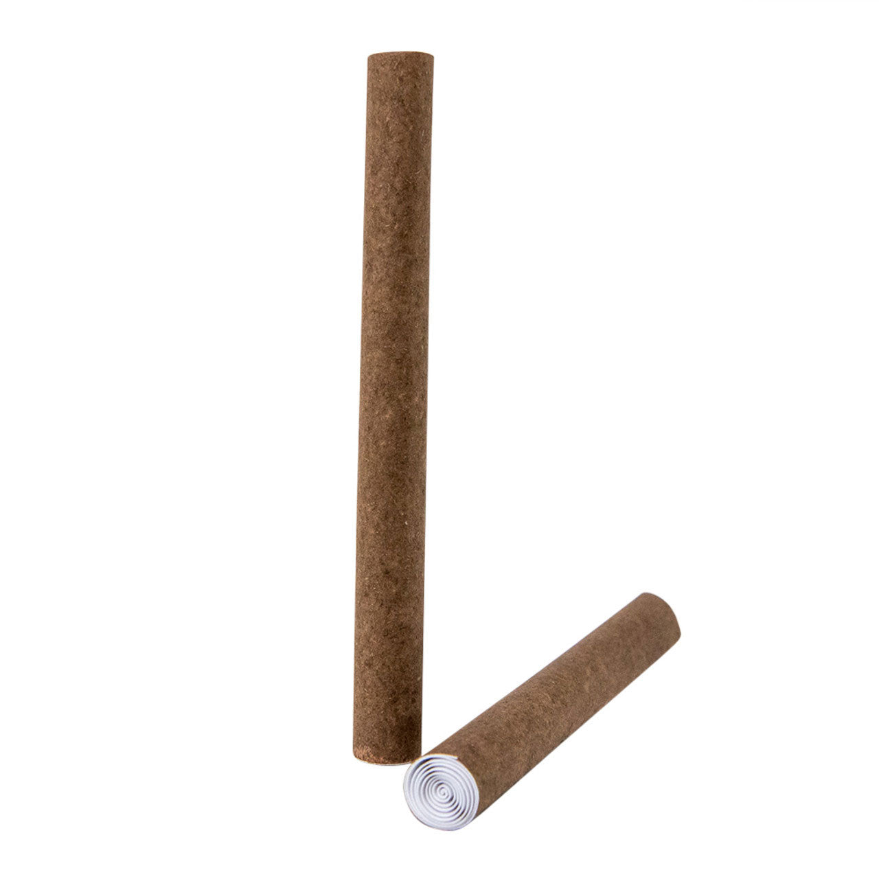 Custom Cones USA 109mm Pre-Rolled Tubes, Dark Brown Hybrid Hemp Wrap with 11mm Wide Spiral Tip - Case of 200