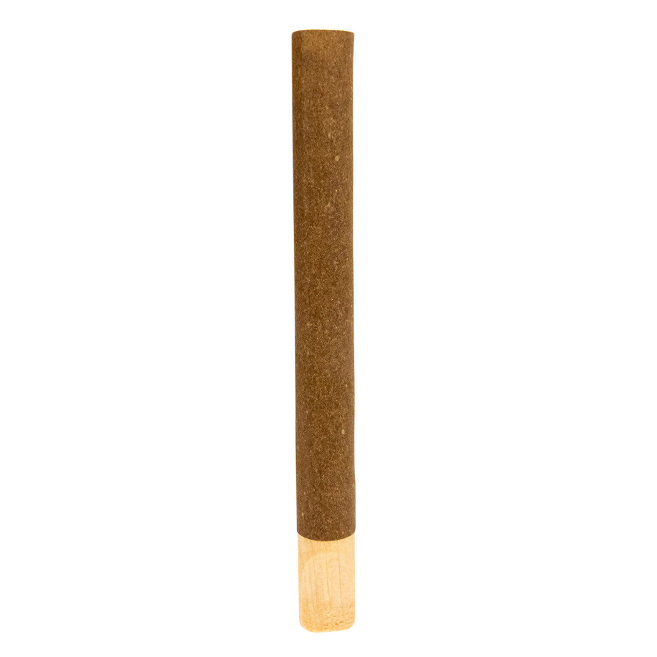 Custom Cones USA 109mm Pre-Rolled Tubes, Brown Hemp Wrap with 11mm Wide Vanilla Wood Tip - Case of 100