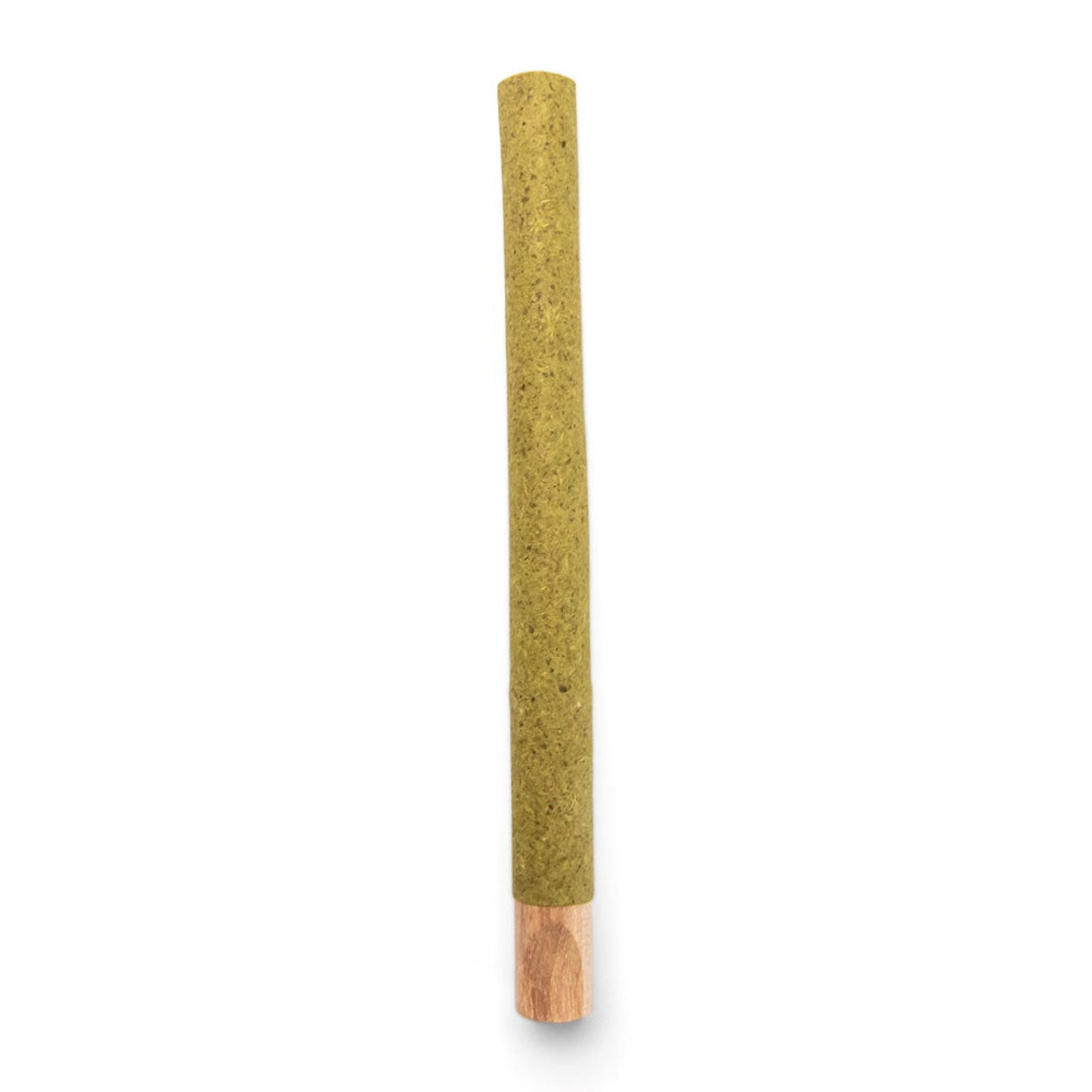 Custom Cones USA 109mm Pre-Rolled Tubes, Green Hybrid Hemp Wrap with 9mm Wide Natural Wood Tip - Case of 200