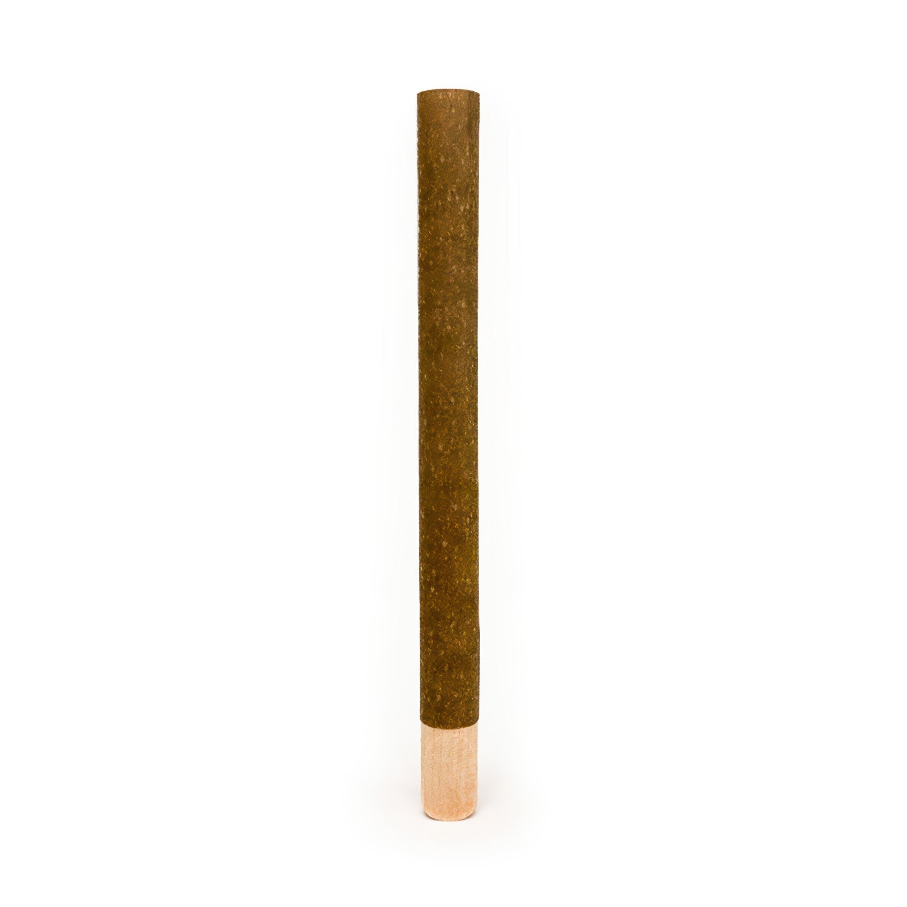 Custom Cones USA 109mm Pre-Rolled Tubes, Brown Hemp Wrap with 9mm Wide Natural Wood Tip - Case of 200