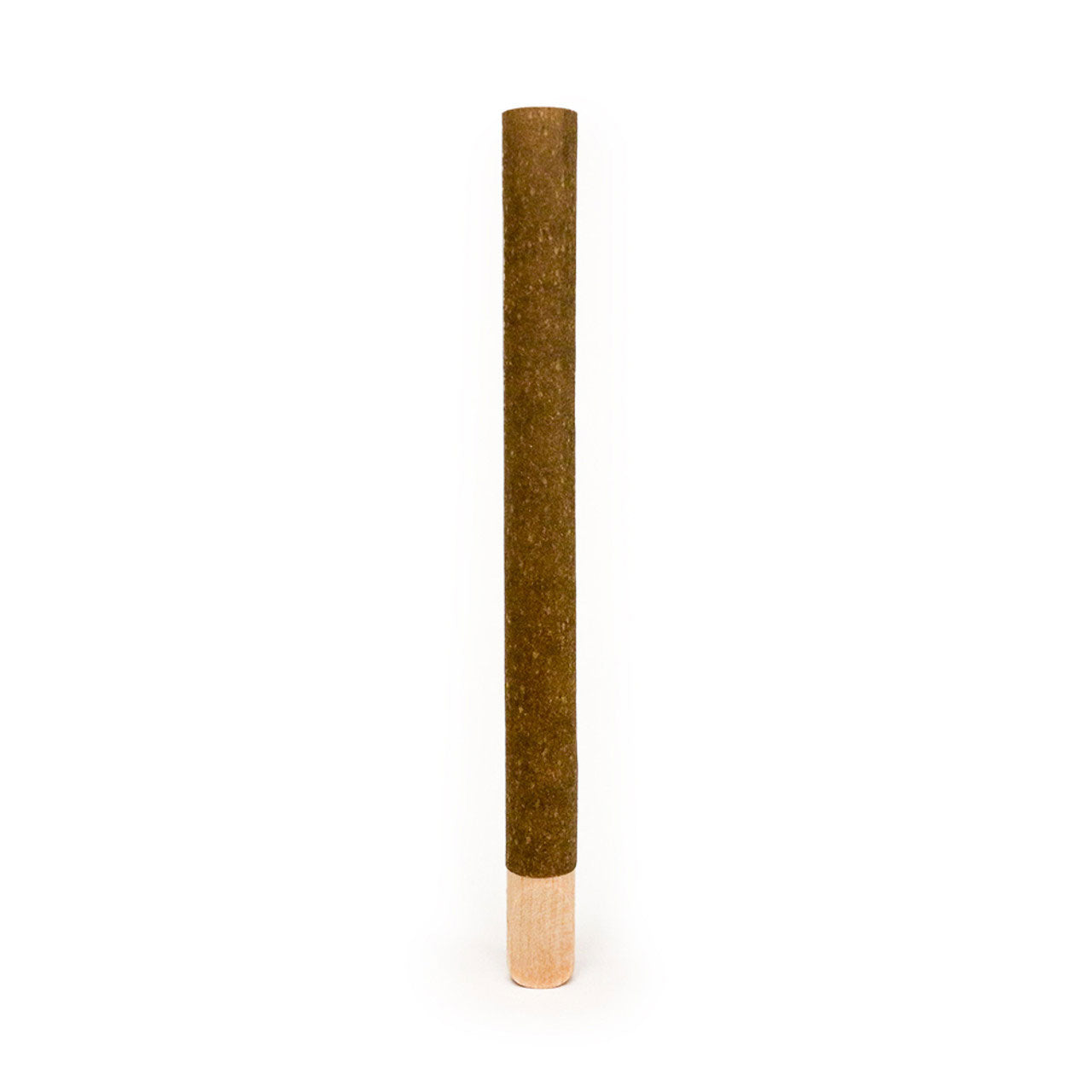 Custom Cones USA 109mm Pre-Rolled Tubes, Brown Hemp Wrap with 9mm Wide Natural Wood Tip - Case of 200