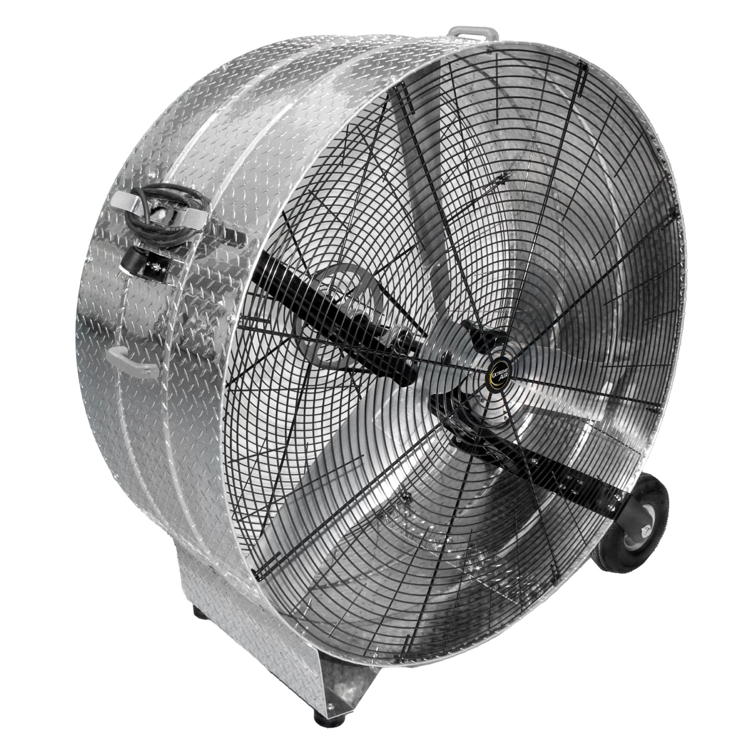 J&D Manufacturing Diamond Brite Portable Drum Fan