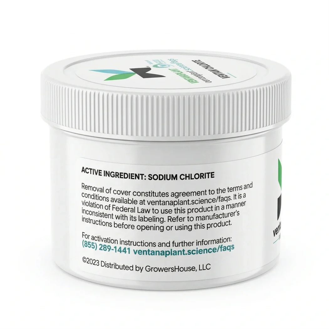 Ventana Plant Science - Chlorine Dioxide 25g Fast Release Deodorizing Gas (ClO2).