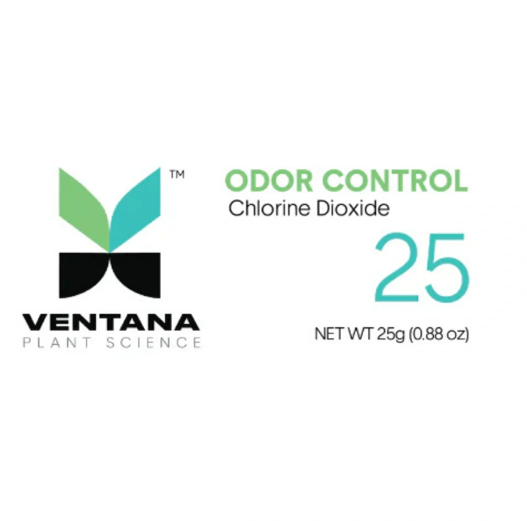 Ventana Plant Science - Chlorine Dioxide 25g Fast Release Deodorizing Gas (ClO2).