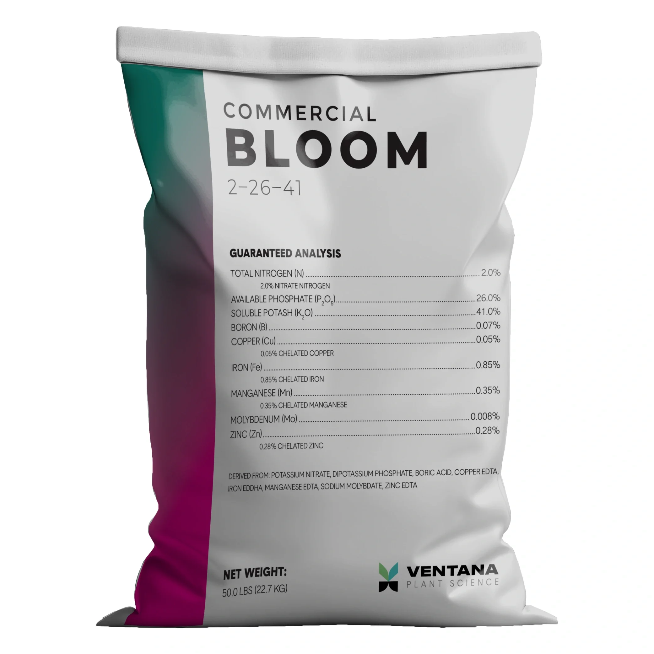 Ventana Plant Science | Commercial Kit (Bloom - Calcium Nitrate - Magnesium Sulfate) | 5lb.