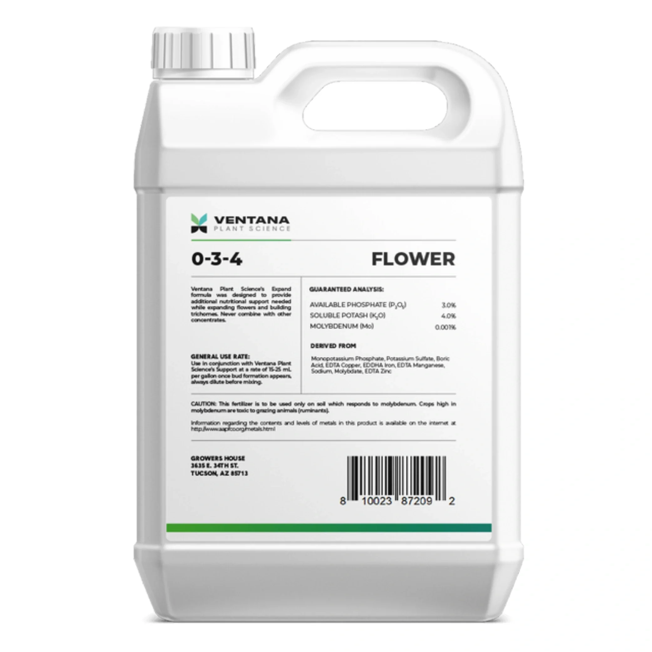 Ventana Plant Science - Flower 0-3-4