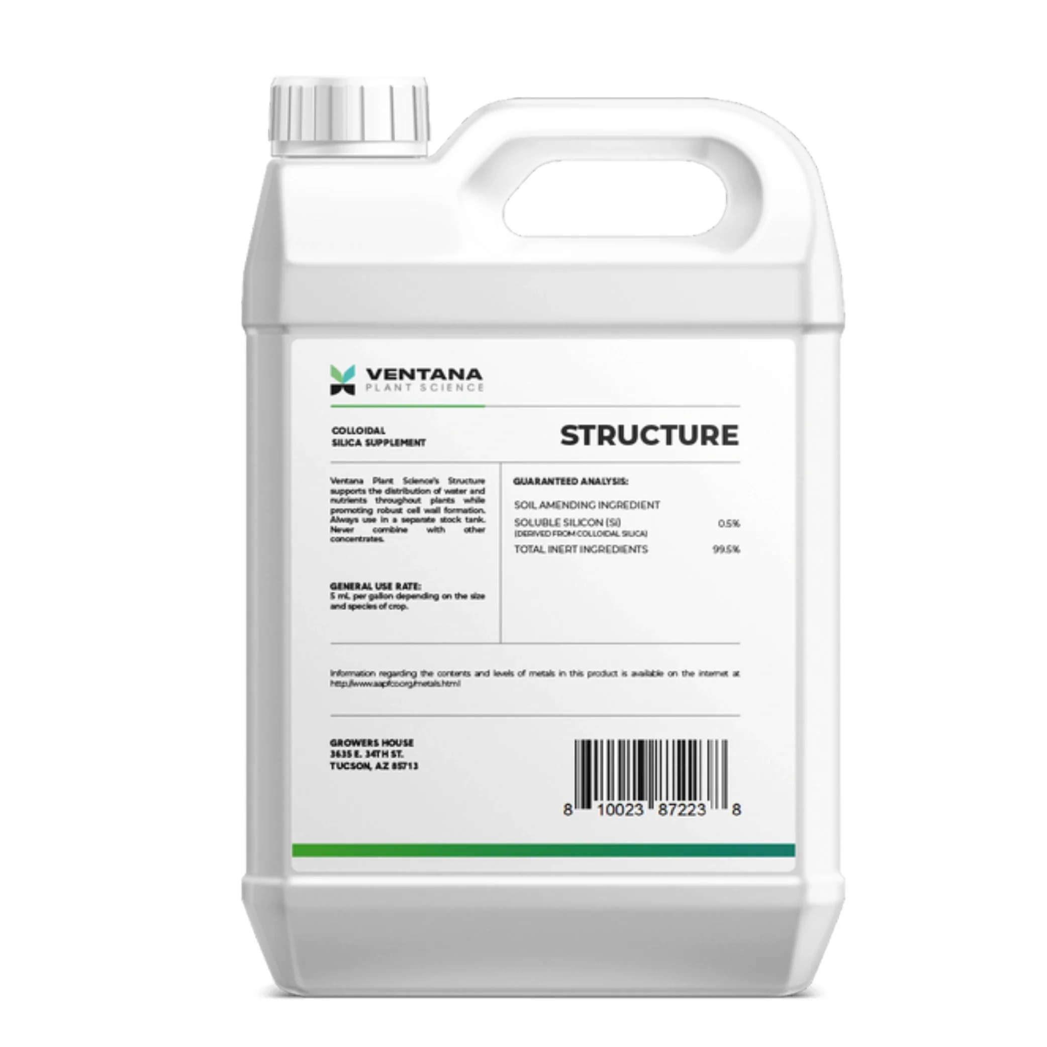 Ventana Plant Science - Structure (Silica).