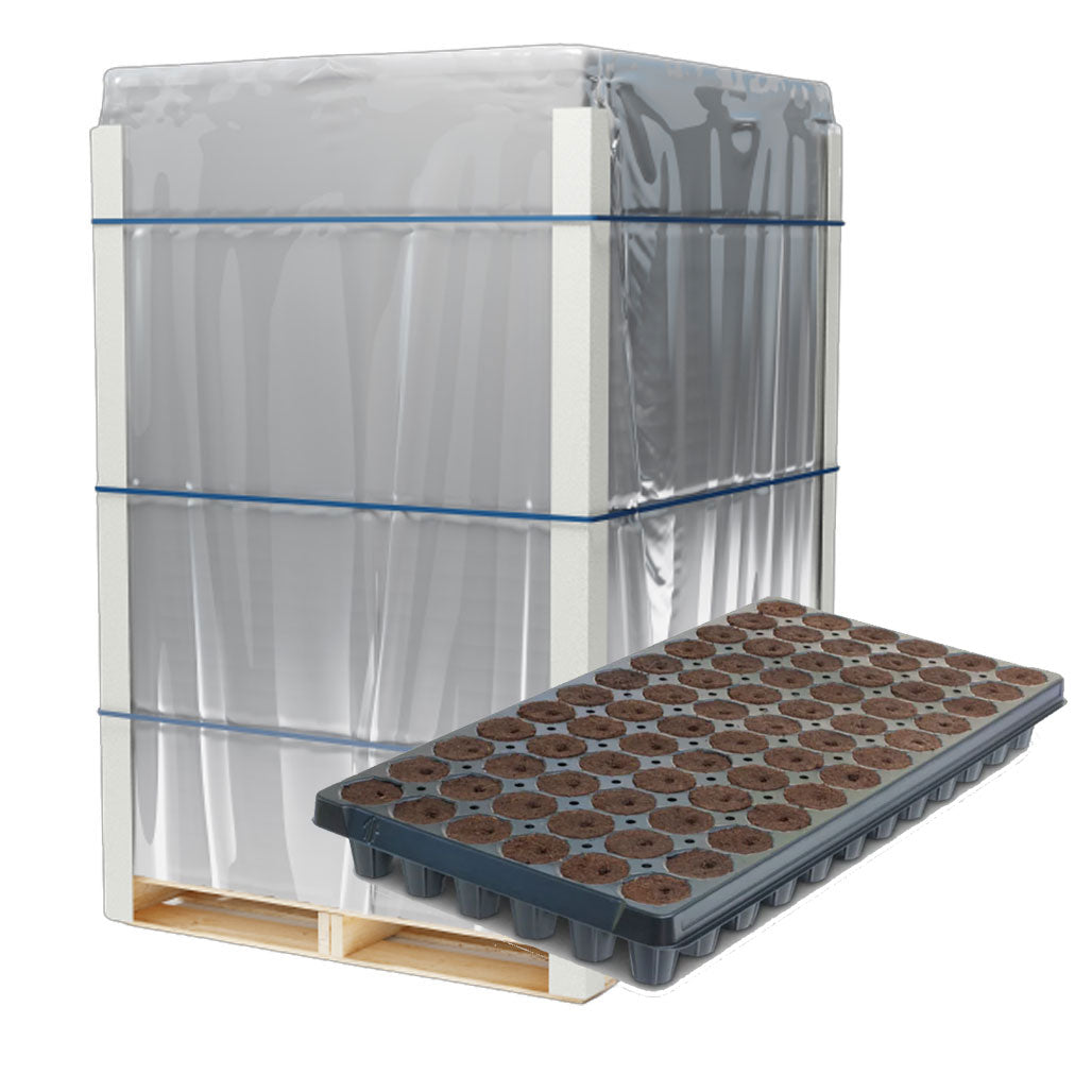 IHORT 72 Star Open Bottom Prefilled Excel Plug Tray, Wrapped Pallet of 224 Trays - 16,128 Total Plugs