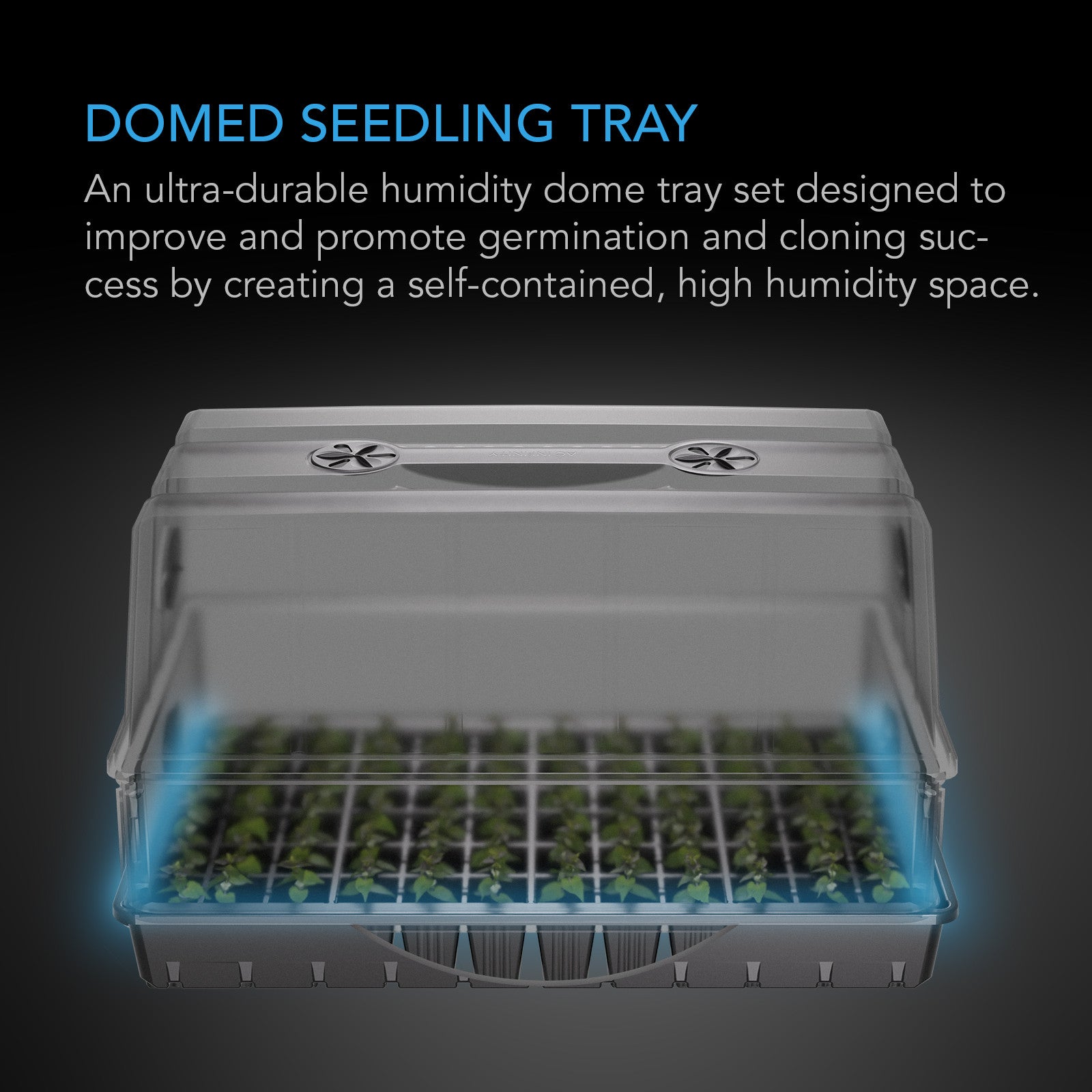 AC Infinity Propagation Kit with Humidity Dome, 6x12 Cell Tray (72 Site)