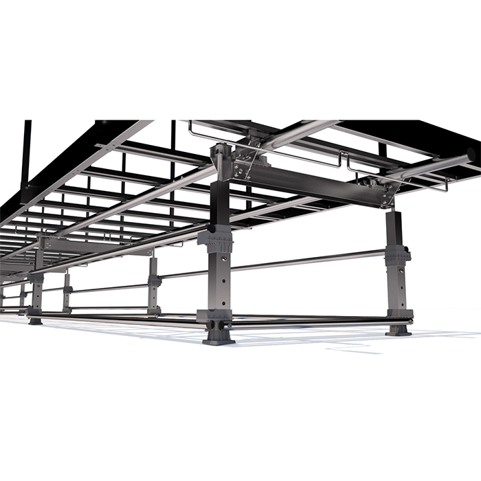 Active Aqua IZON 4 Foot Rolling Bench System, 33.2 to 36.2 Foot Length