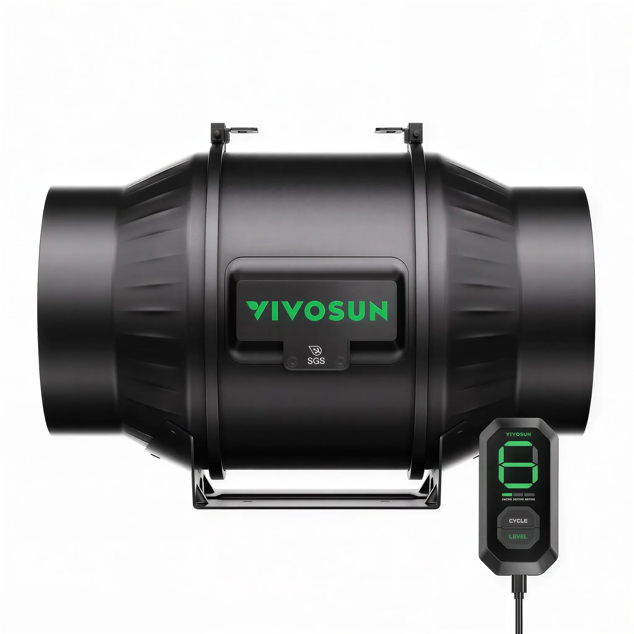 Vivosun AeroZesh T6 6" Inline Fan with E12 Speed Controller