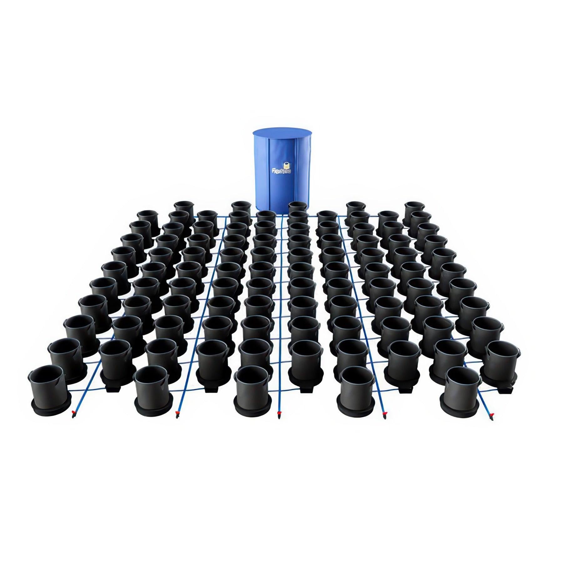 AutoPot 100 Pot XXL Watering System with 9 Gallon Fabric Pots, 200 Gallon FlexiTank