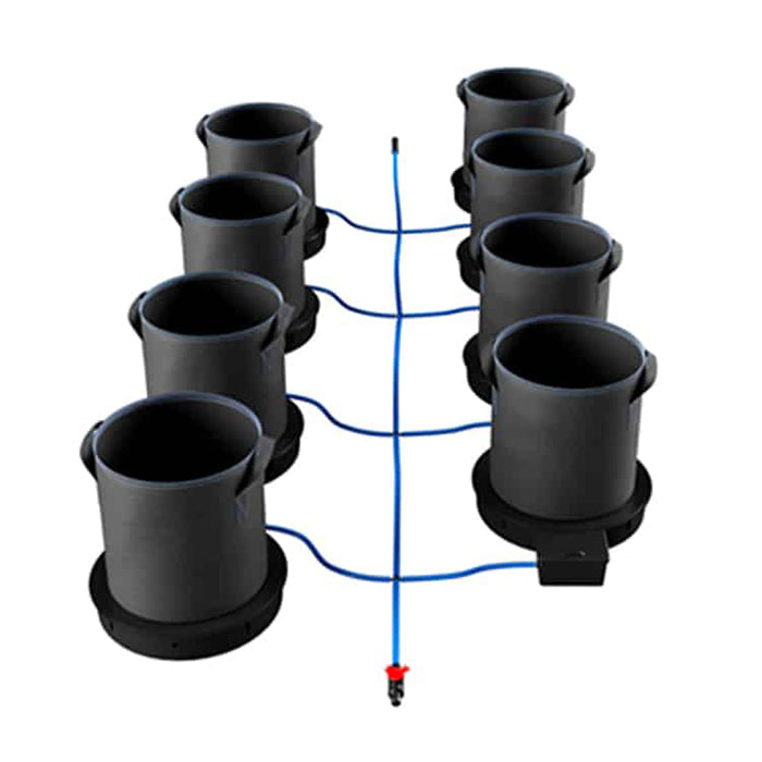 AutoPot 8 Pot XXL Watering System with 9 Gallon Fabric Pots, No Tank