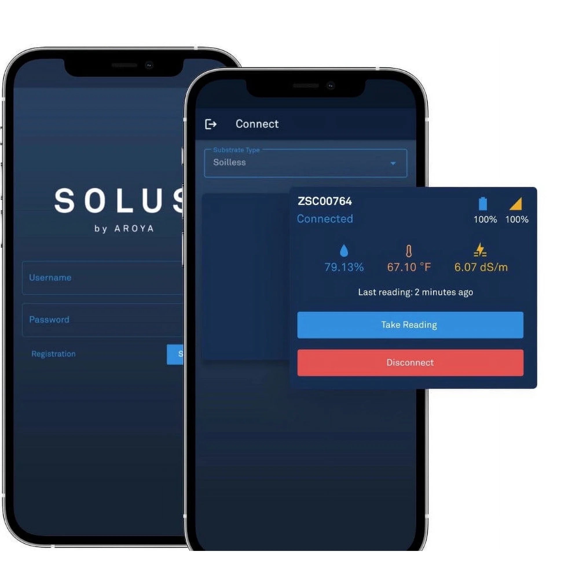 AROYA SOLUS 3 in 1 Wireless EC/Temp/Soil Teros 12 Moisture Content Meter