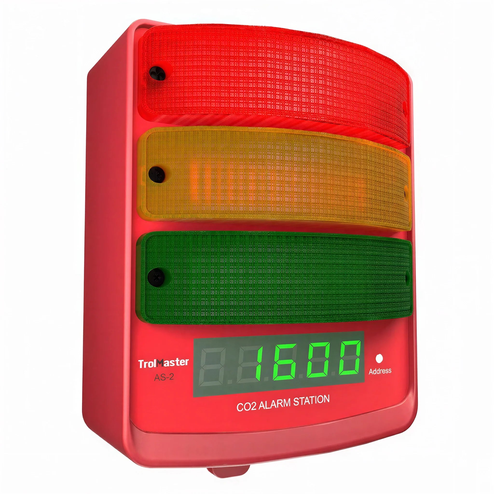 TrolMaster Carbon-X CO2 Alarm Station with LED display indicator