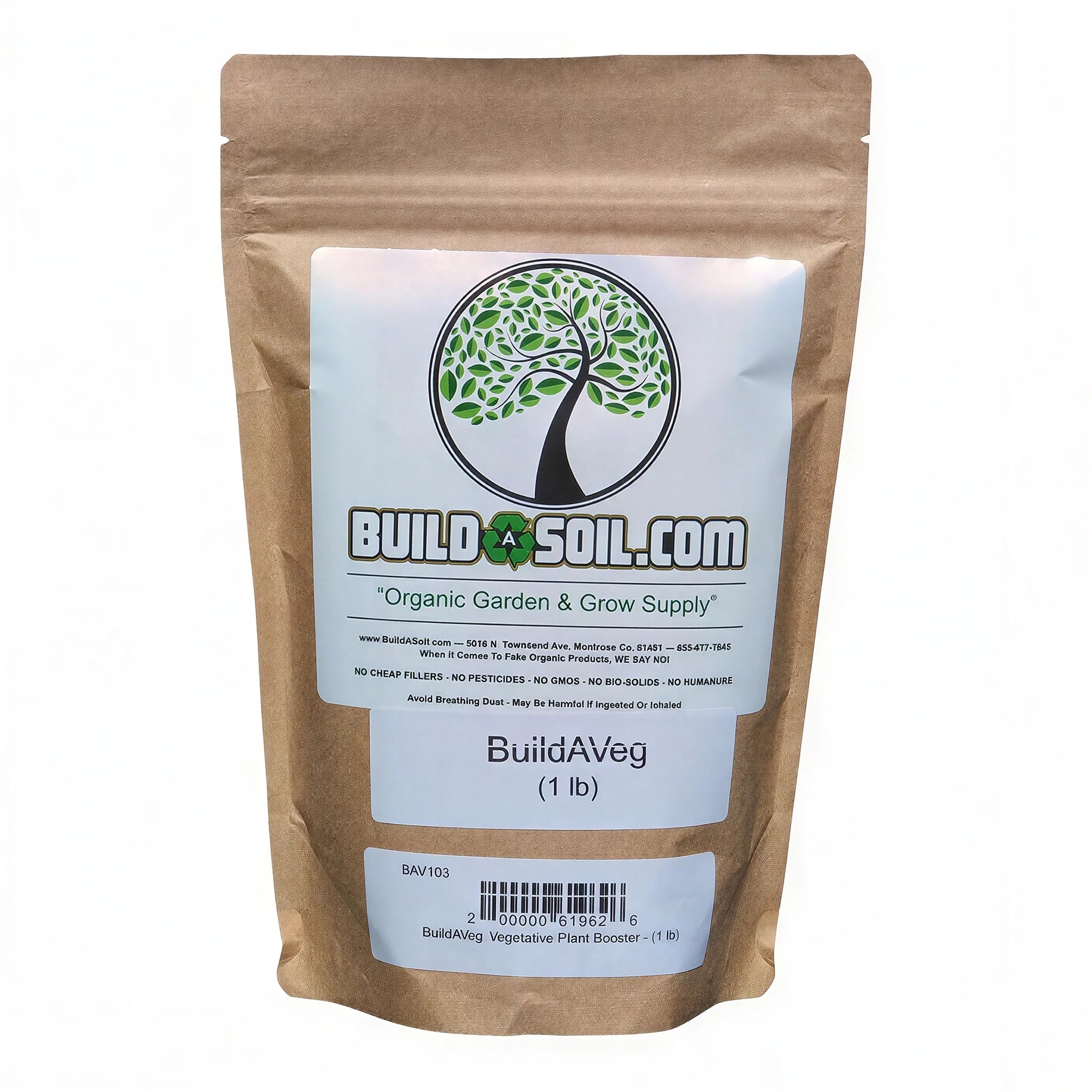 BuildASoil BuildAVeg Vegetative Plant Booster, 1 lb.