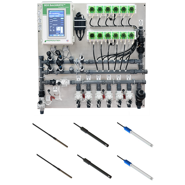 Grow Control Power Tech Agrowtek GrowControl BDX BatchMatic Fertigation System With Peris