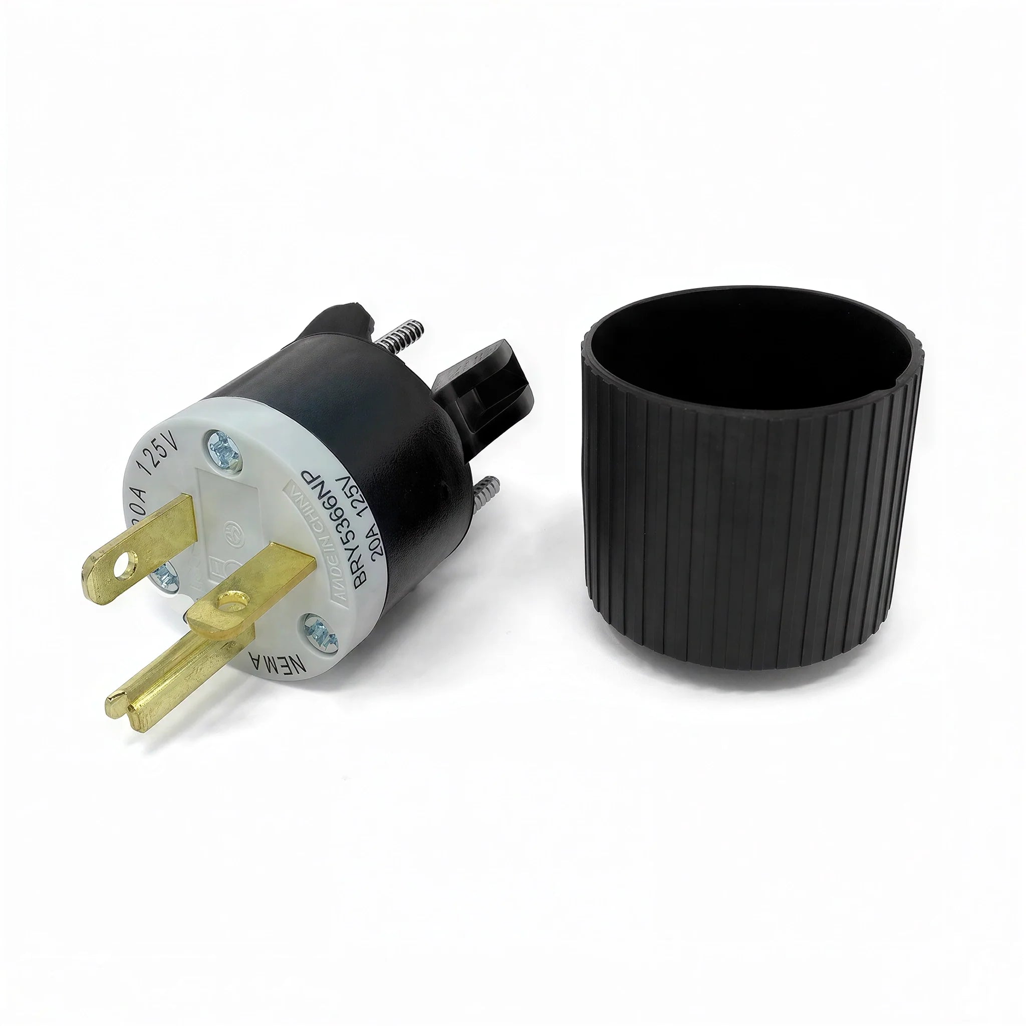 Munch Machine Male Connector Plug Type B for Double Bucker, 120 Volt