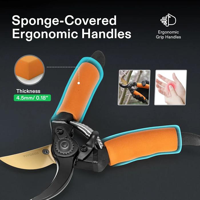 VIVOSUN Bypass Pruning Shears - Thumbnail 3