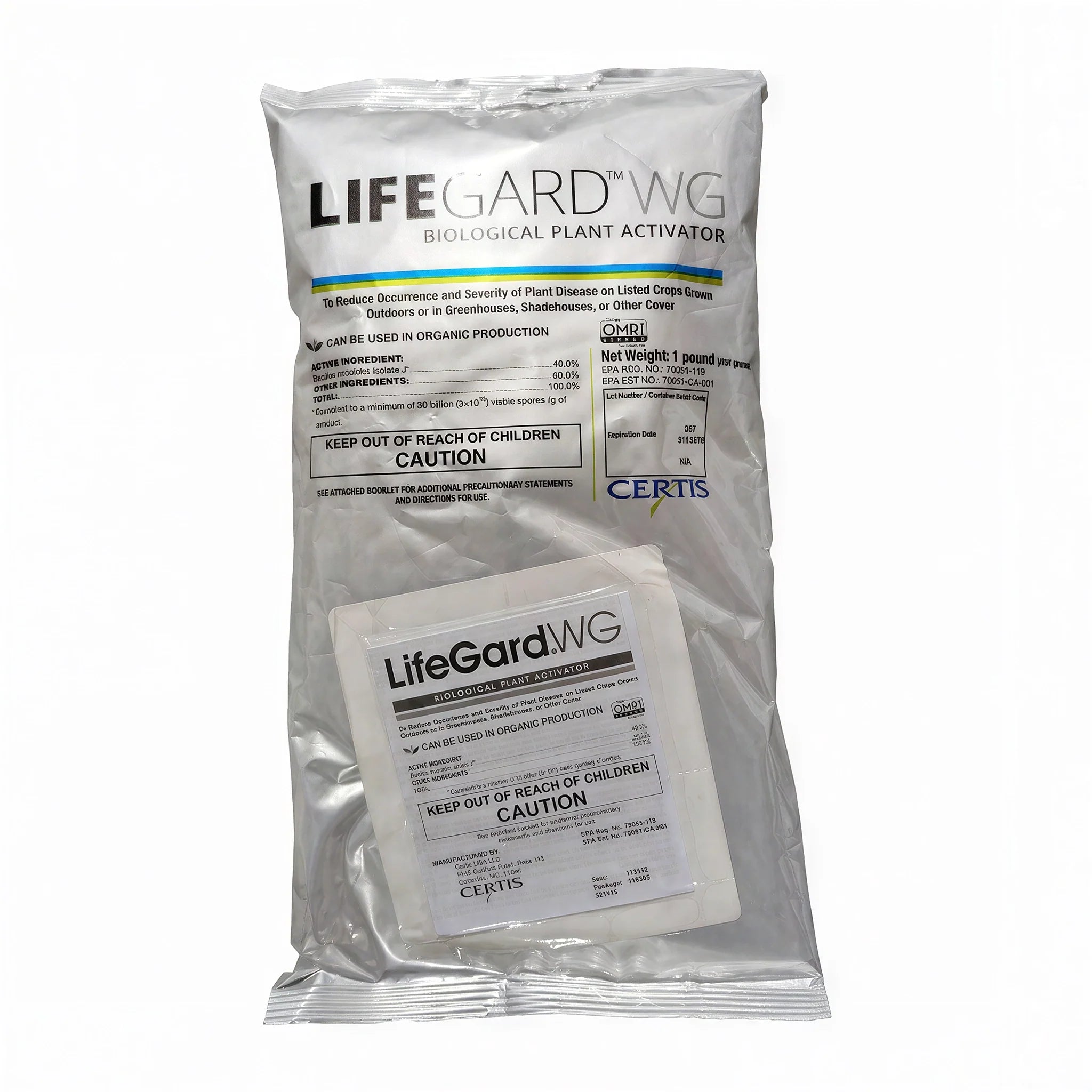 Certis Biologicals Lifegard WG Organic Plant Activator