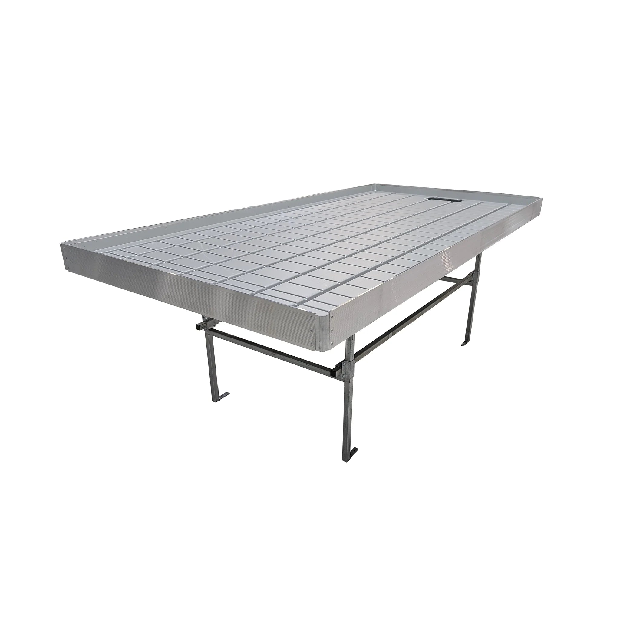 CM Horticulture ST - Stationary Bench: 6 Foot Width x 78 Foot Length x 20 Inch Height, Plastic Trays