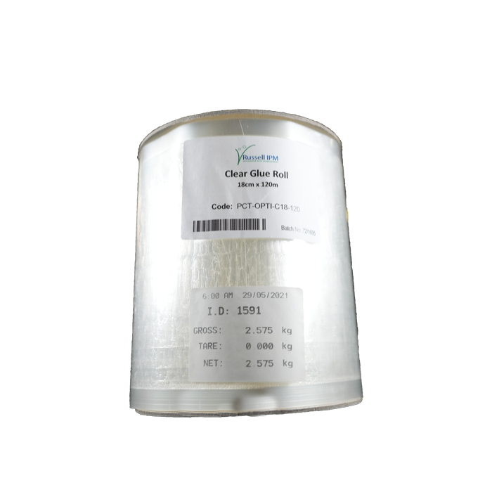 Common Culture Clear Film Glue Roll (Root Aphids) - 18cm x 120m (European Horticulture Standard).