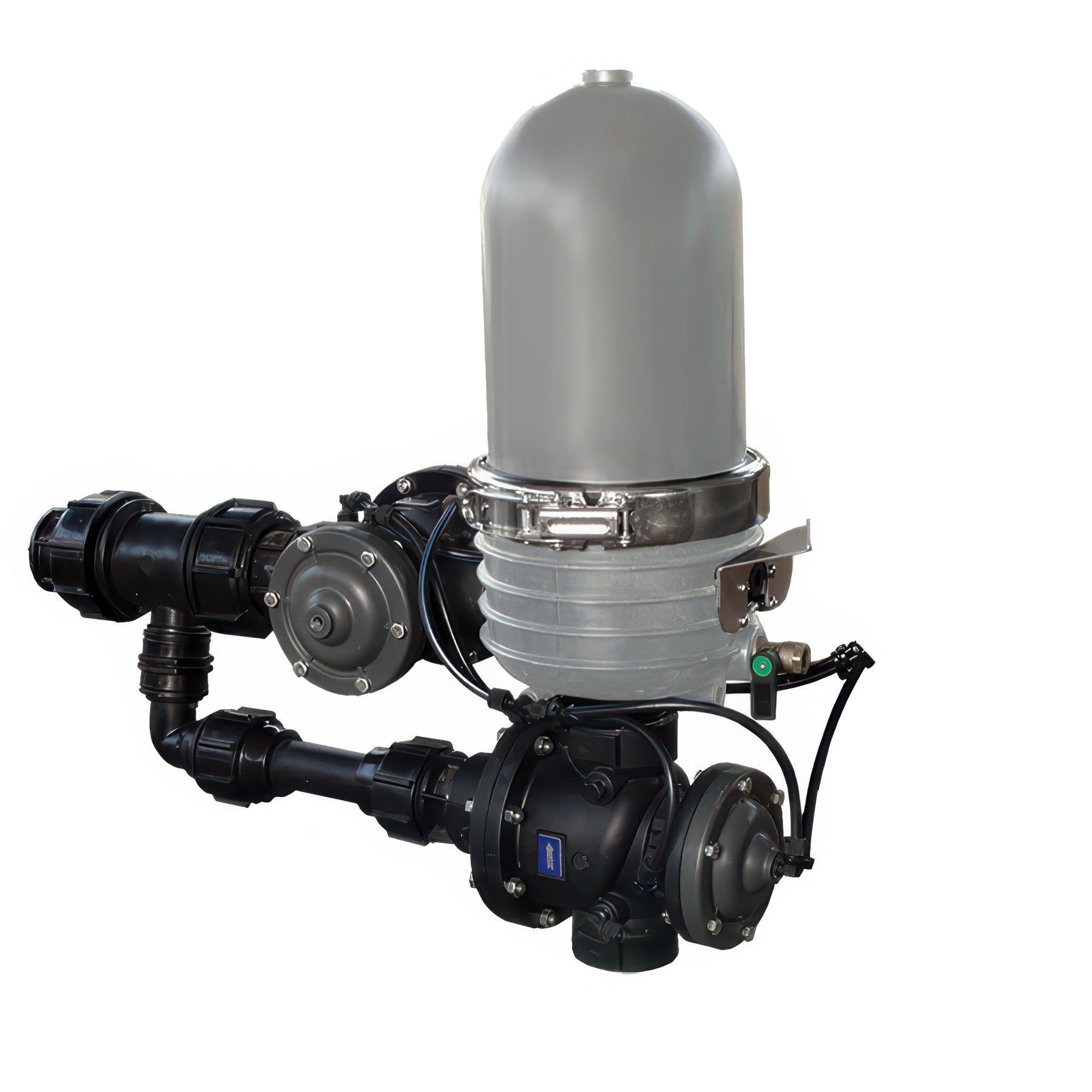 Netafim Low Flow Compact LP Disc-Kleen Filter, 2 Inch, 120 Mesh, DCL Solenoid (DFALPLF200-120DCL)