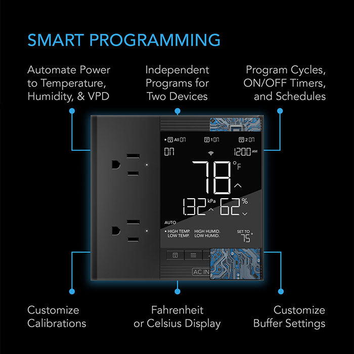 AC Infinity Controller 75 PRO Smart Outlet Controller