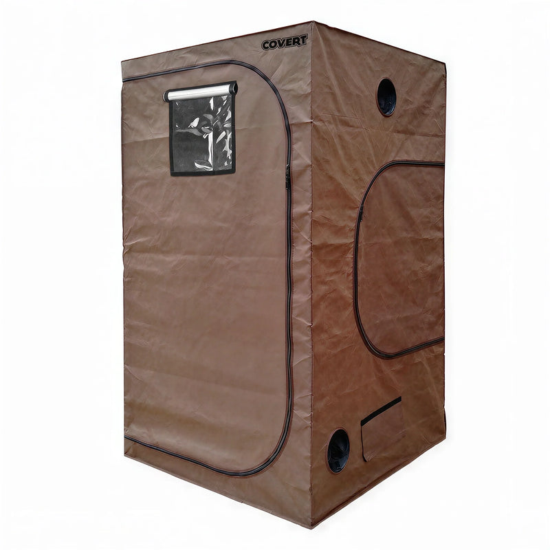 48x48 grow tent Covert 4' x 4' Variante:Fahrertür mit weissen Aufklebern in gutem Zustand reflectivity mylar for optimal Come enjoy Camping Laguna