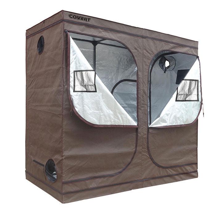 Covert 4' x 8' Growers Choice ROI-E420 LED Grow Tent Kit With Automated Ventilation Package