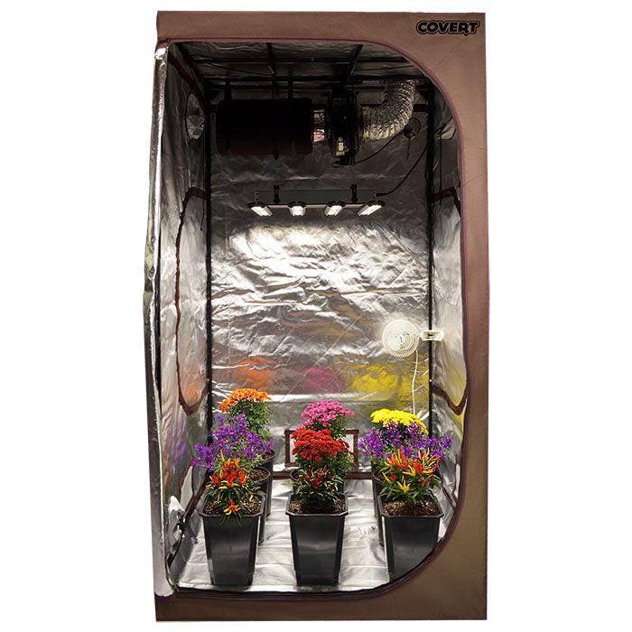 small grow tent with light Covert LED-X 250 Watt Full-Spectrum LED Grow Light