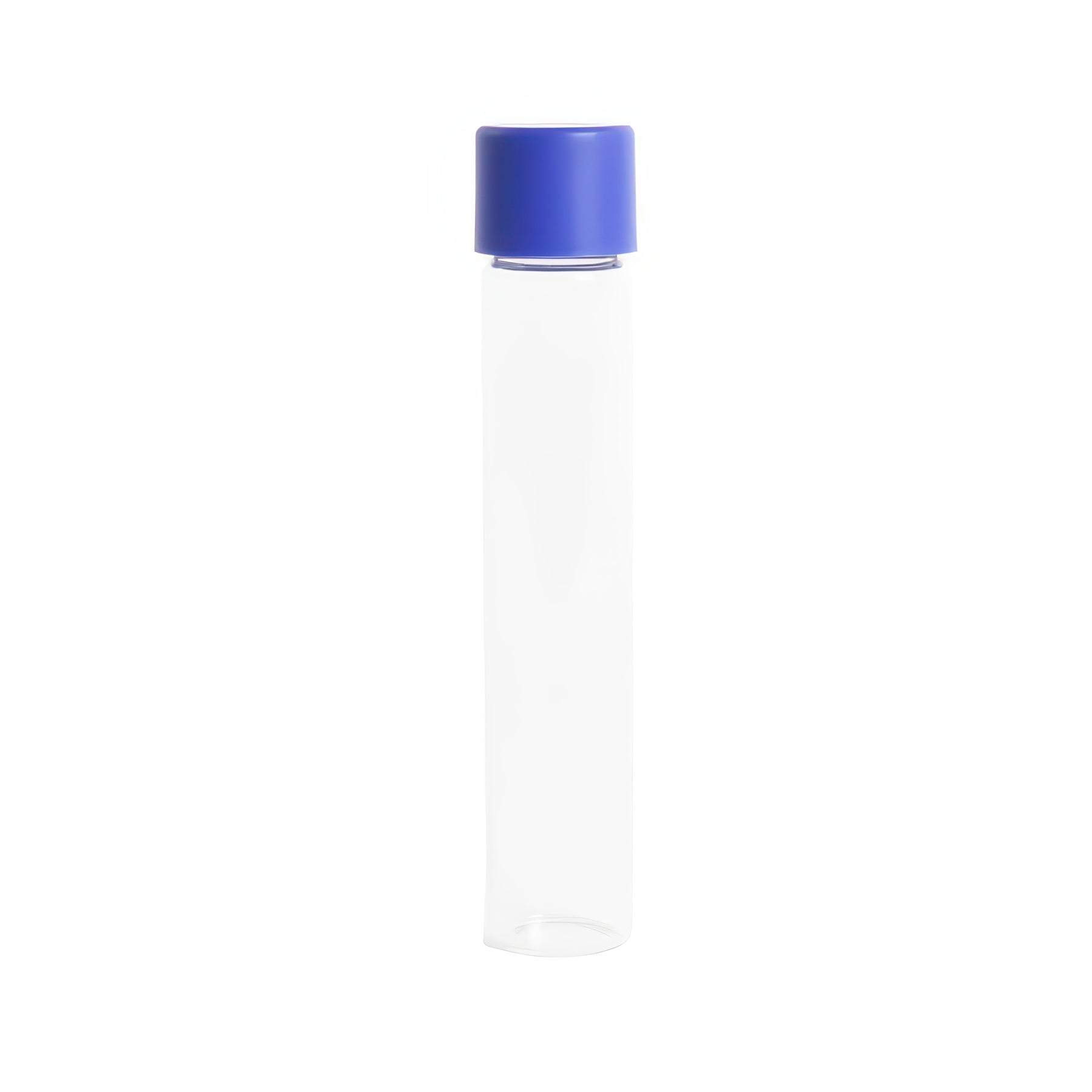 Custom Cones USA Glass Pre-Roll Tubes with Child-Resistant Blue Smooth Cap, 115mm - Pack of 400