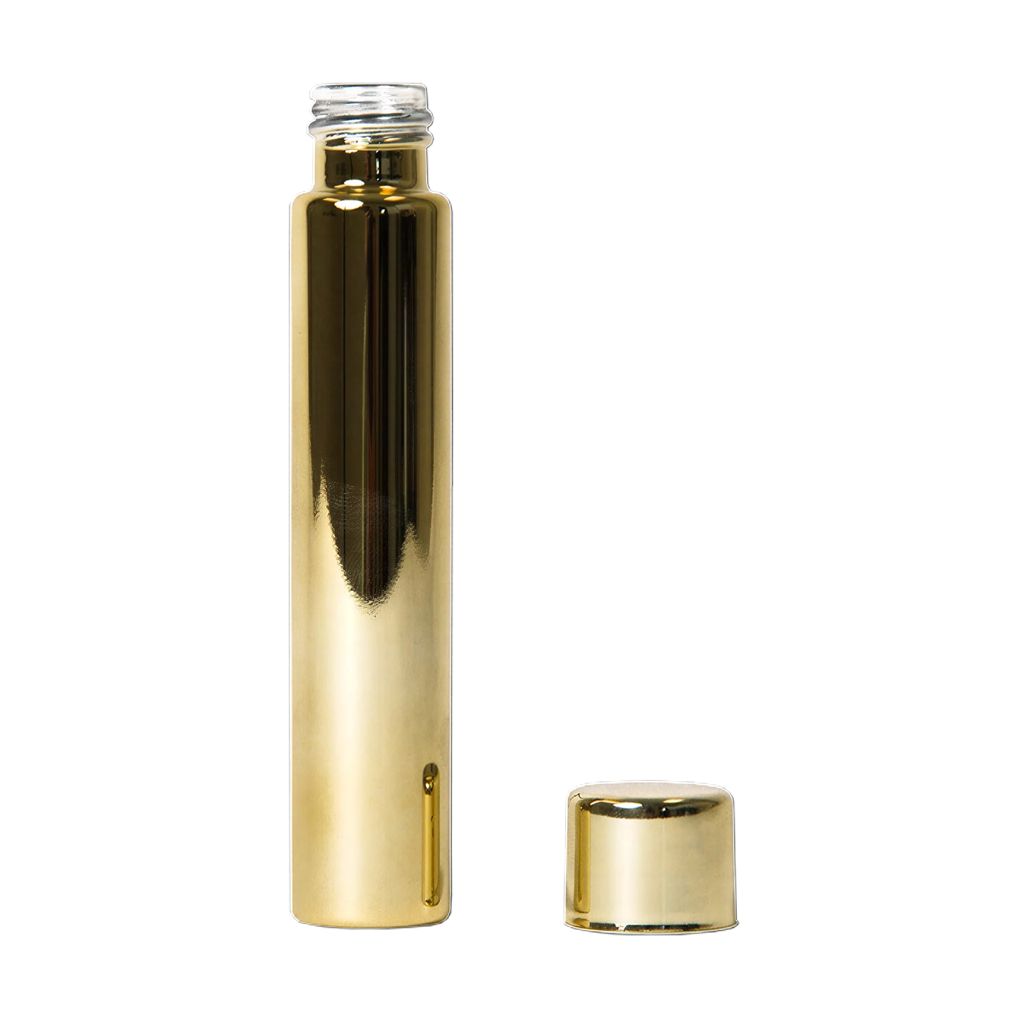 Custom Cones USA Gold Pre-Roll Tubes with Metallic Gold Child-Resistant Cap, 115mm - Pack of 400