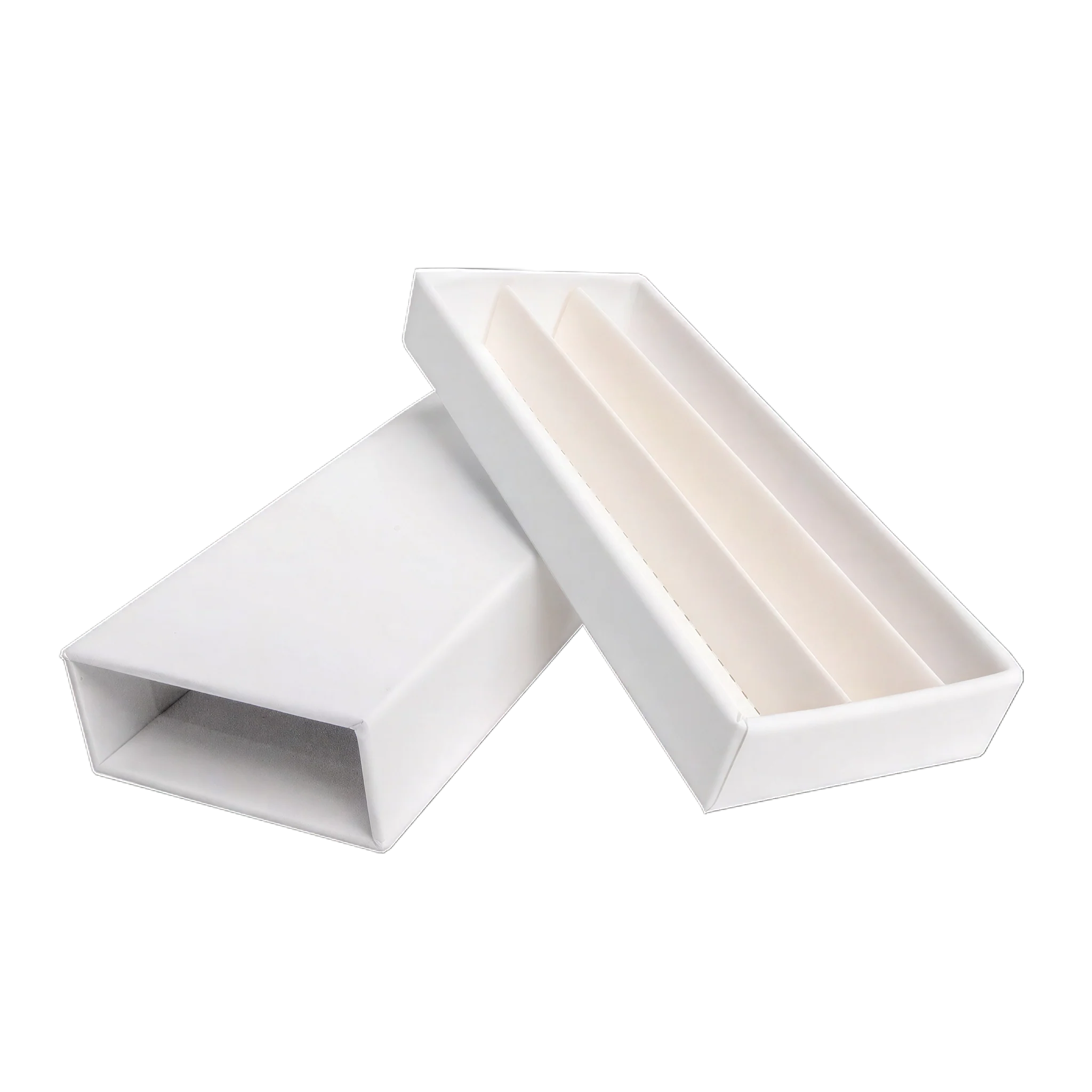 Custom Cones USA Child-Resistant Push Packs, Unbranded White, Dividers for 3 109 Pre-Rolls - Pack of 200