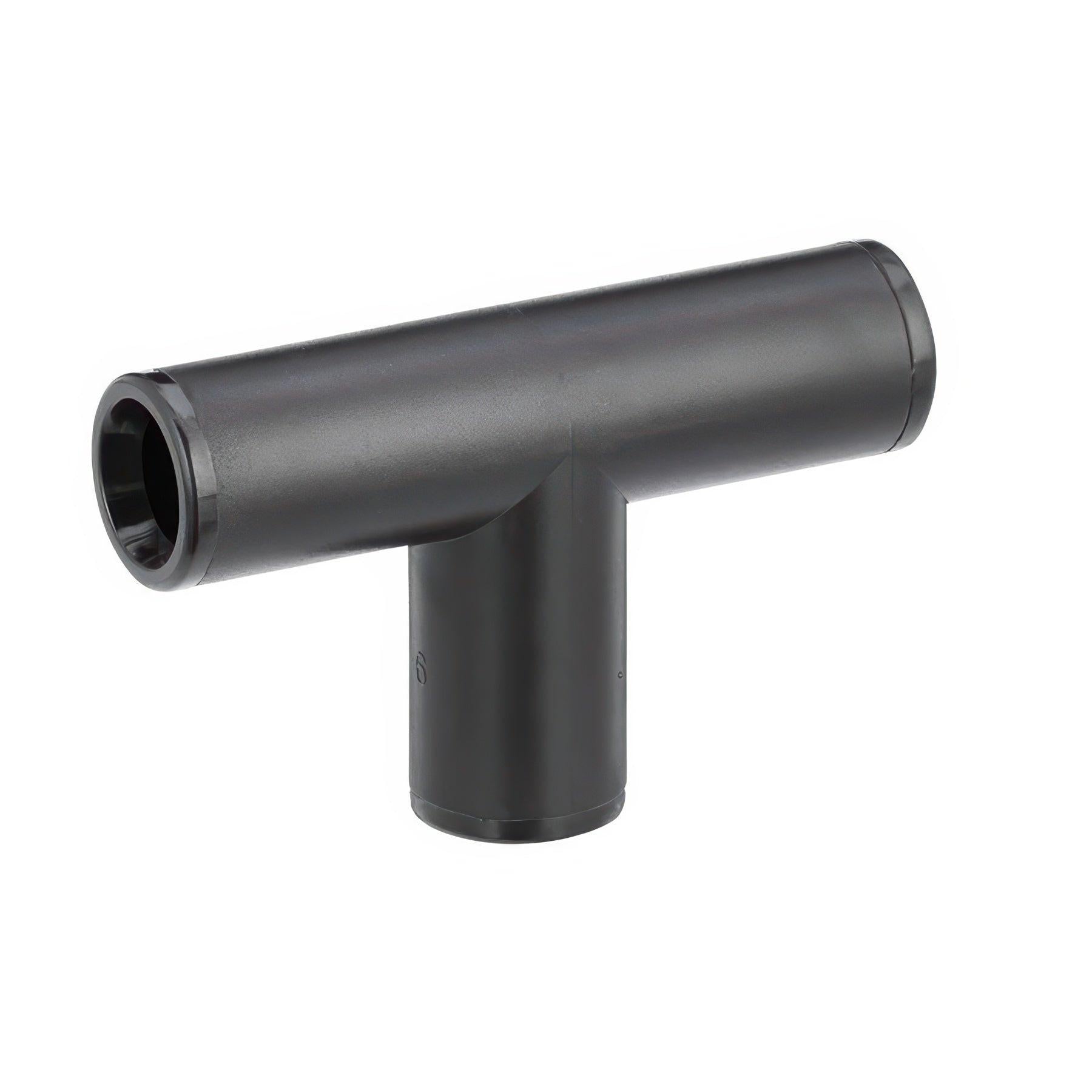DIG Compression Tee Fitting, Black, 0.700 Inch OD - 200 Pack