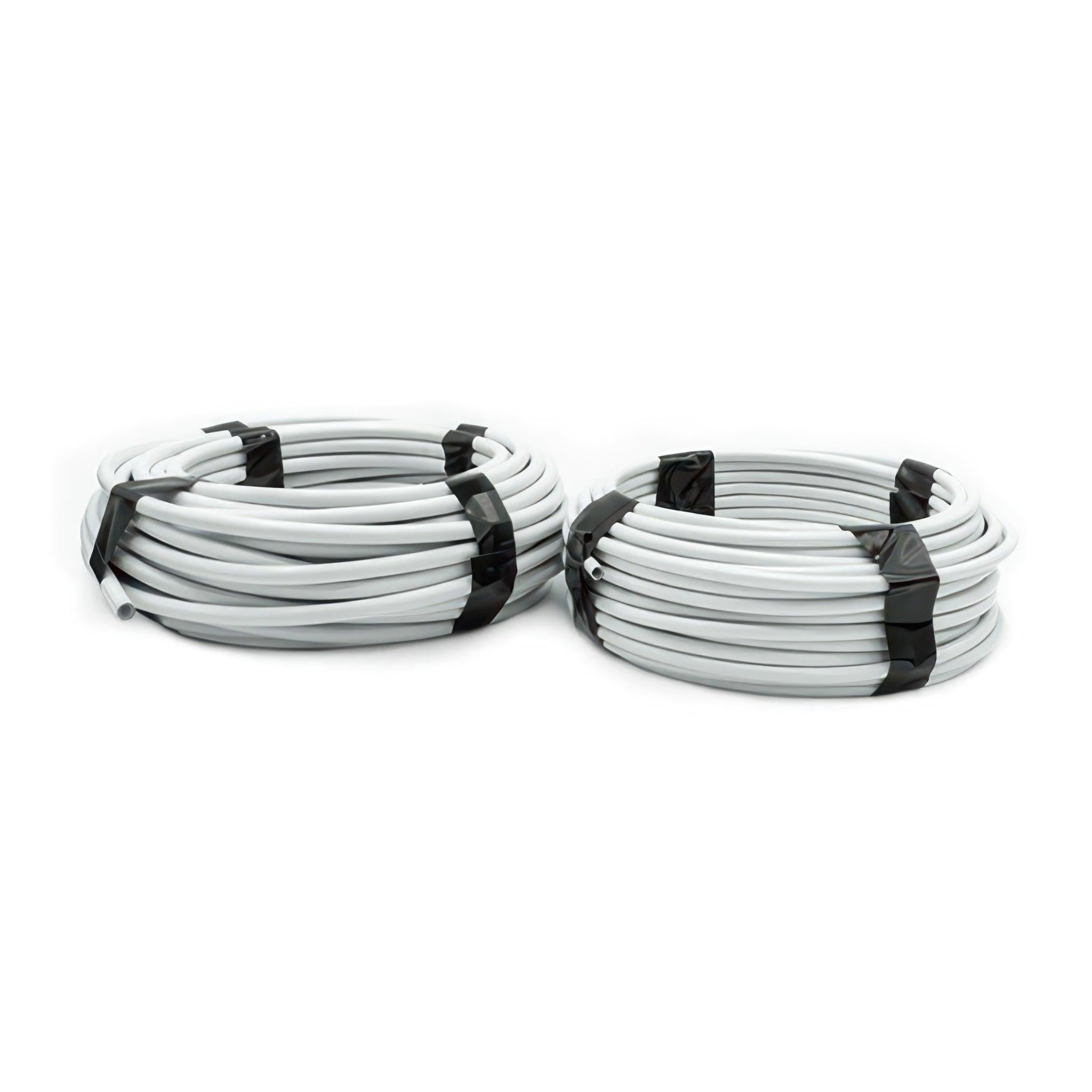 DIG 1/8 Inch Polyethylene Distribution Tubing, White, 0.125 Inch ID x 0.187 Inch OD, 1000 Feet - Pack of 2