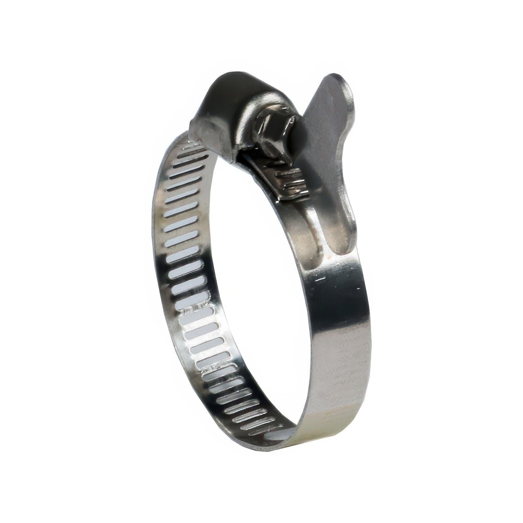 DL Wholesale Stainless Steel Duct Clamp with Butterfly Screw