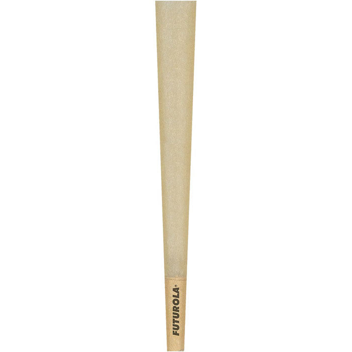 Futurola King Size 109/21 Dutch Brown Pre-Rolled Cone with Futurola Tip - Case of 6000