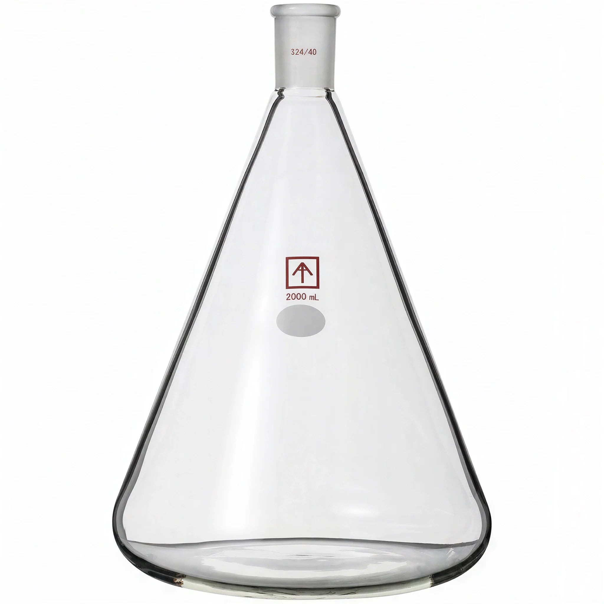 Across International 24/40 Heavy Wall 2L Erlenmeyer Shaped Filtering Flask