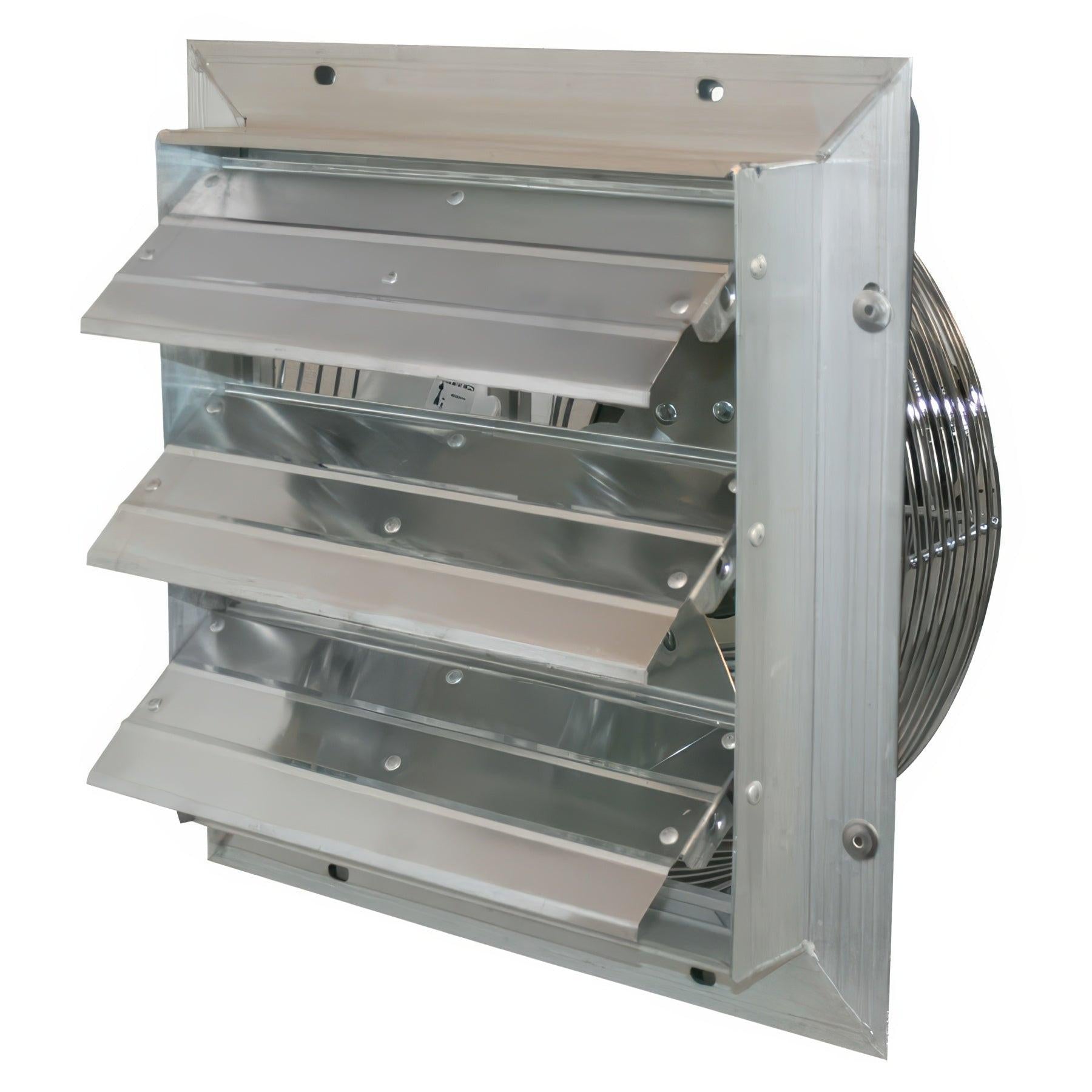 J&D Manufacturing ES Series Shutter Exhaust Fan with no Cord, 20" - 1/10 HP