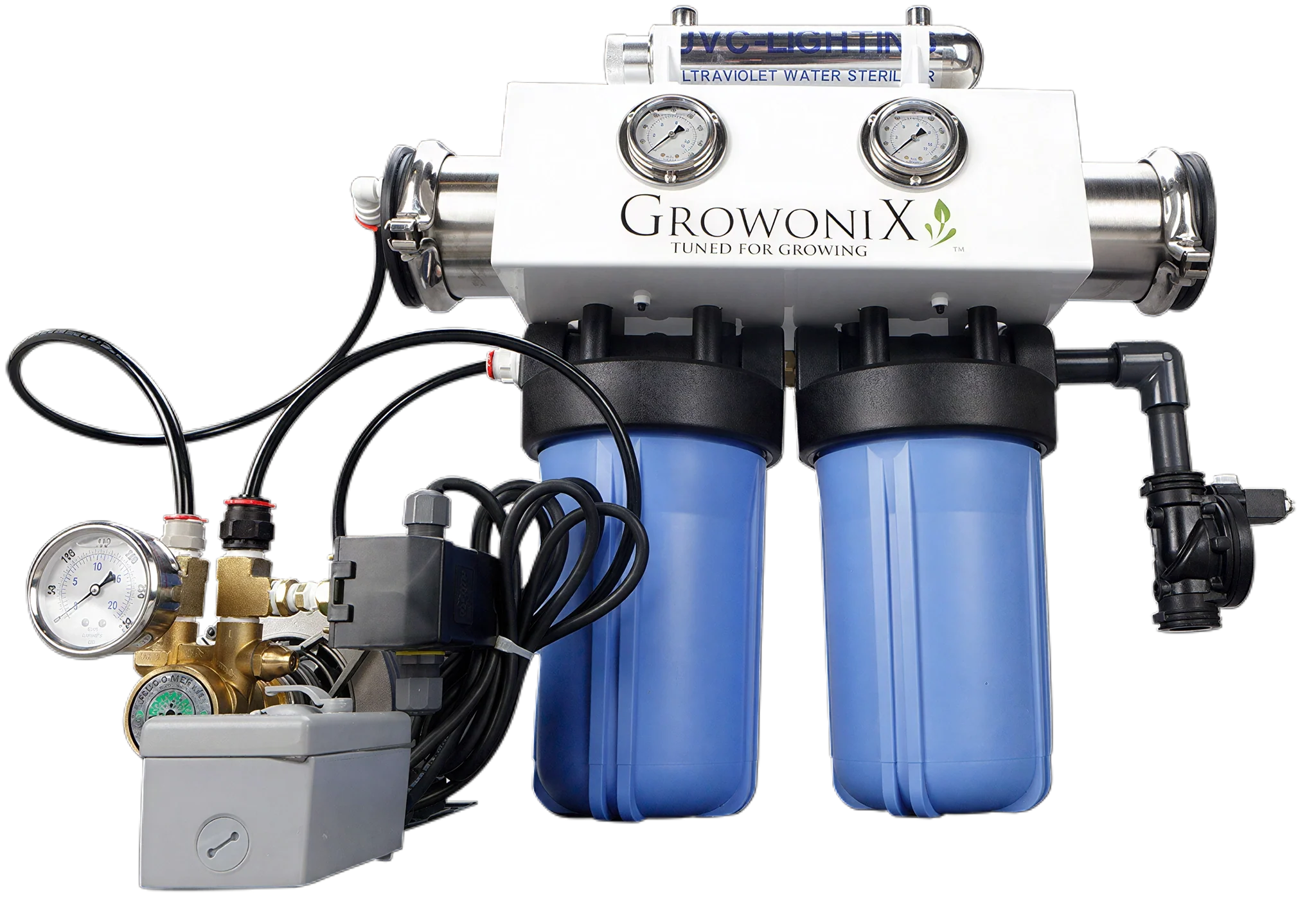 GrowoniX EX1000-Deluxe - 2000 GPD Deluxe Reverse Osmosis Filtration System